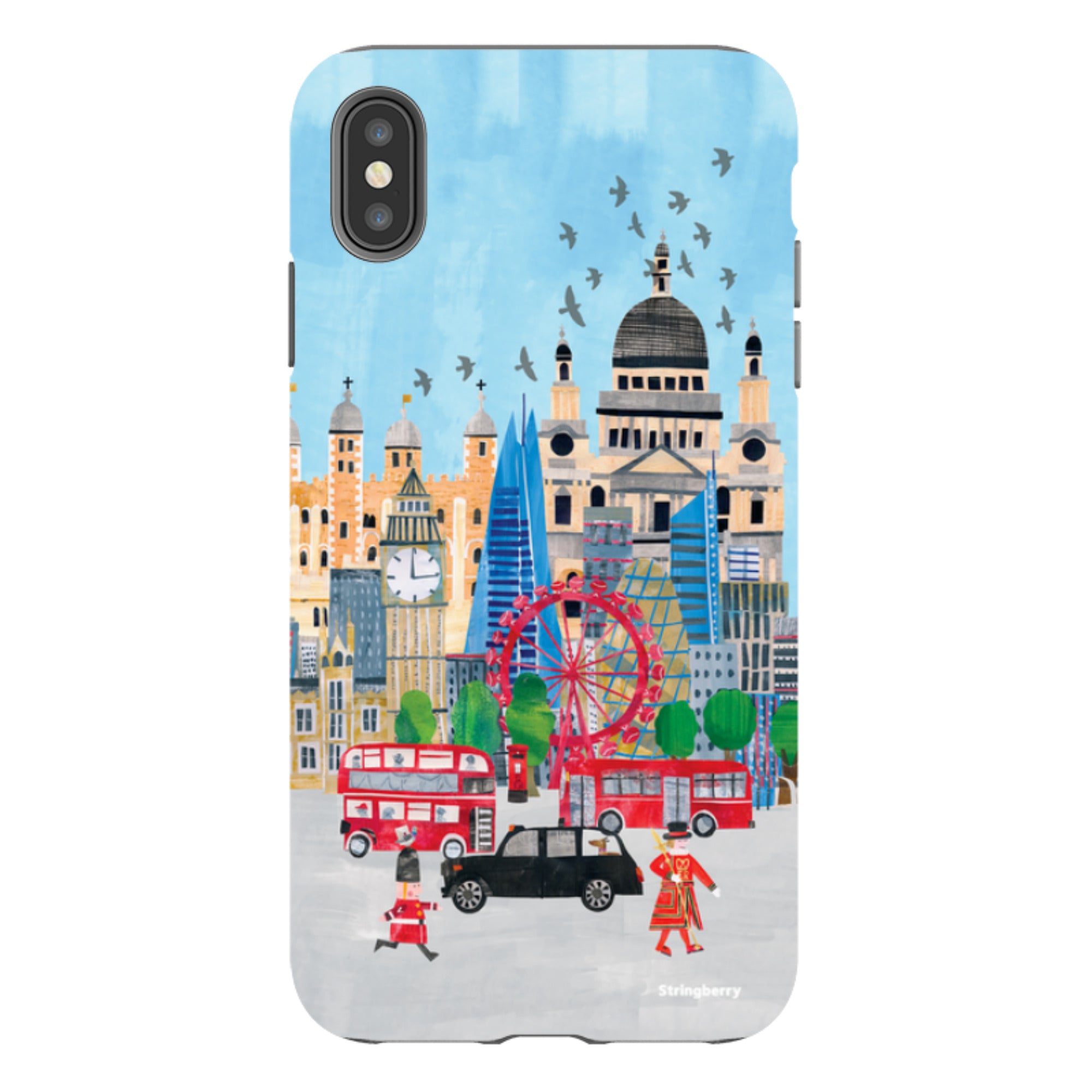iPhone Tough Case - Spring In London By Tracey English
