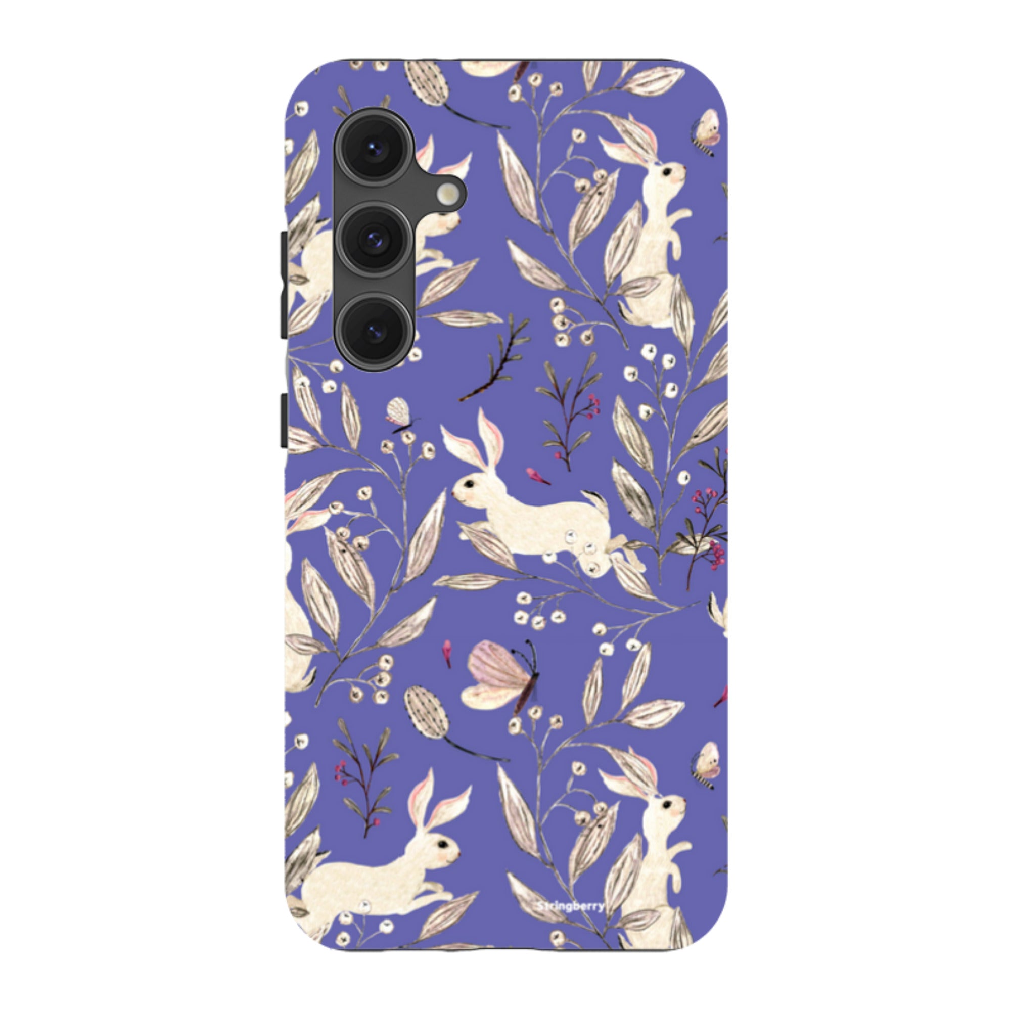 Samsung Tough Case - Bunnies Periwinkle By Katherine Quinn