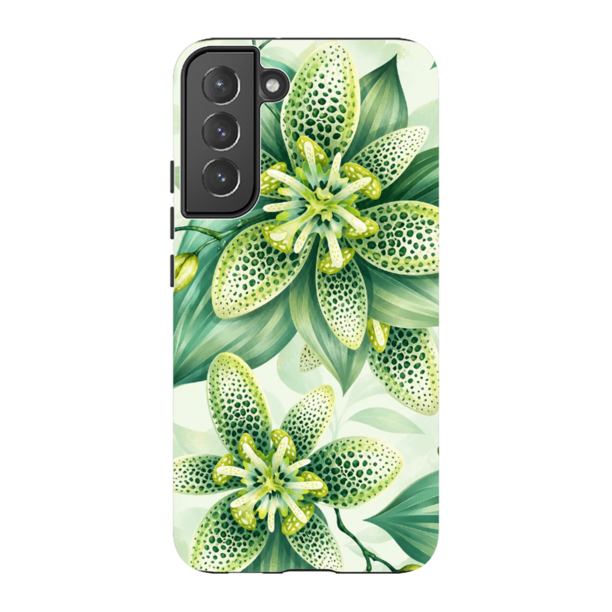 Samsung Tough Case - Sage Green Lily