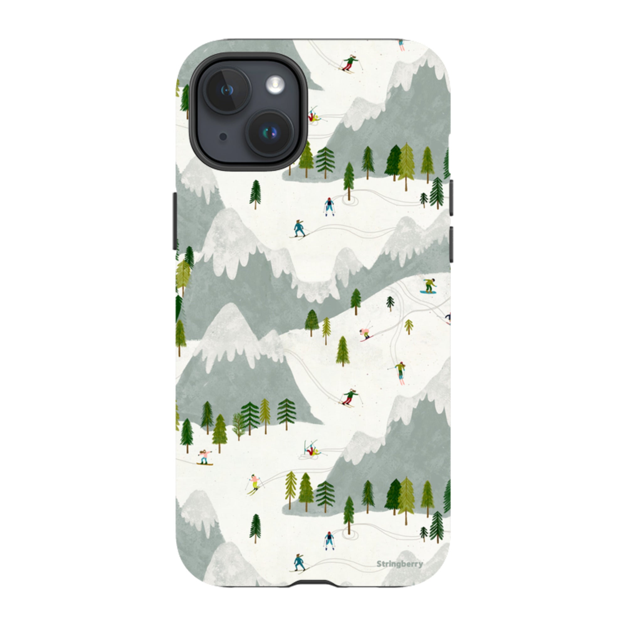 iPhone Tough Case - Winter Landscape I By Katherine Quinn