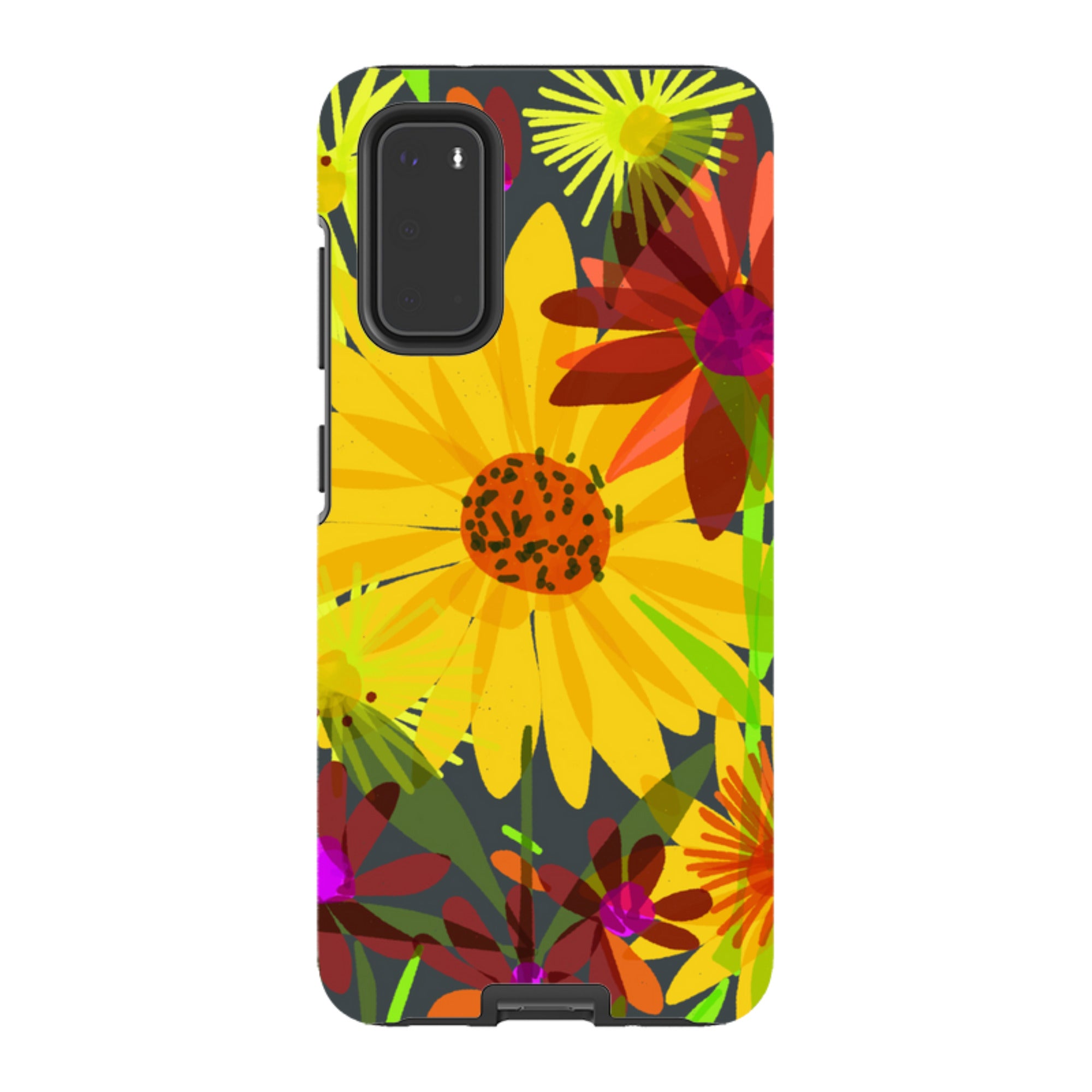 Samsung Tough Case - Sunflowers By Sarah Campbell