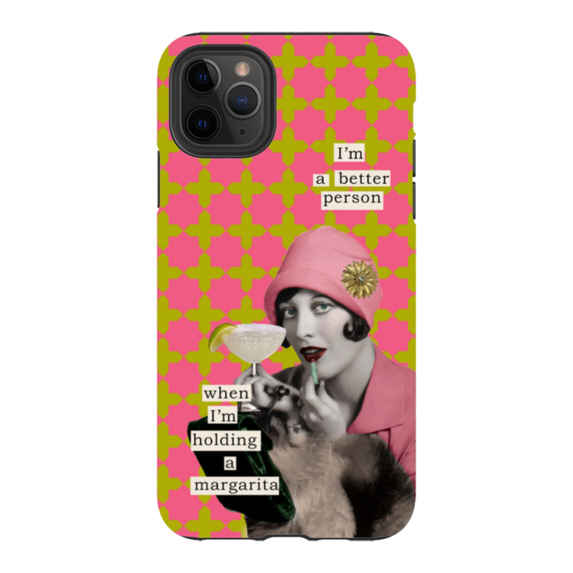 iPhone Tough Case - I'm A Better Person By Clare Jordan