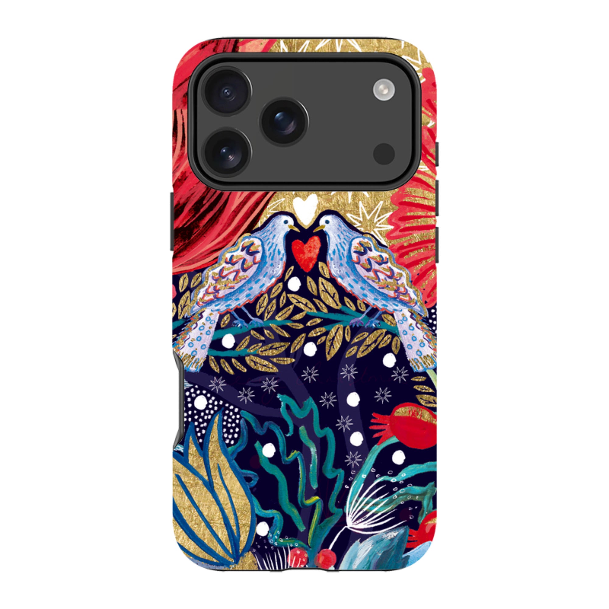 iPhone MagSafe Tough Case - Turtle Doves By Emma Frances Grant