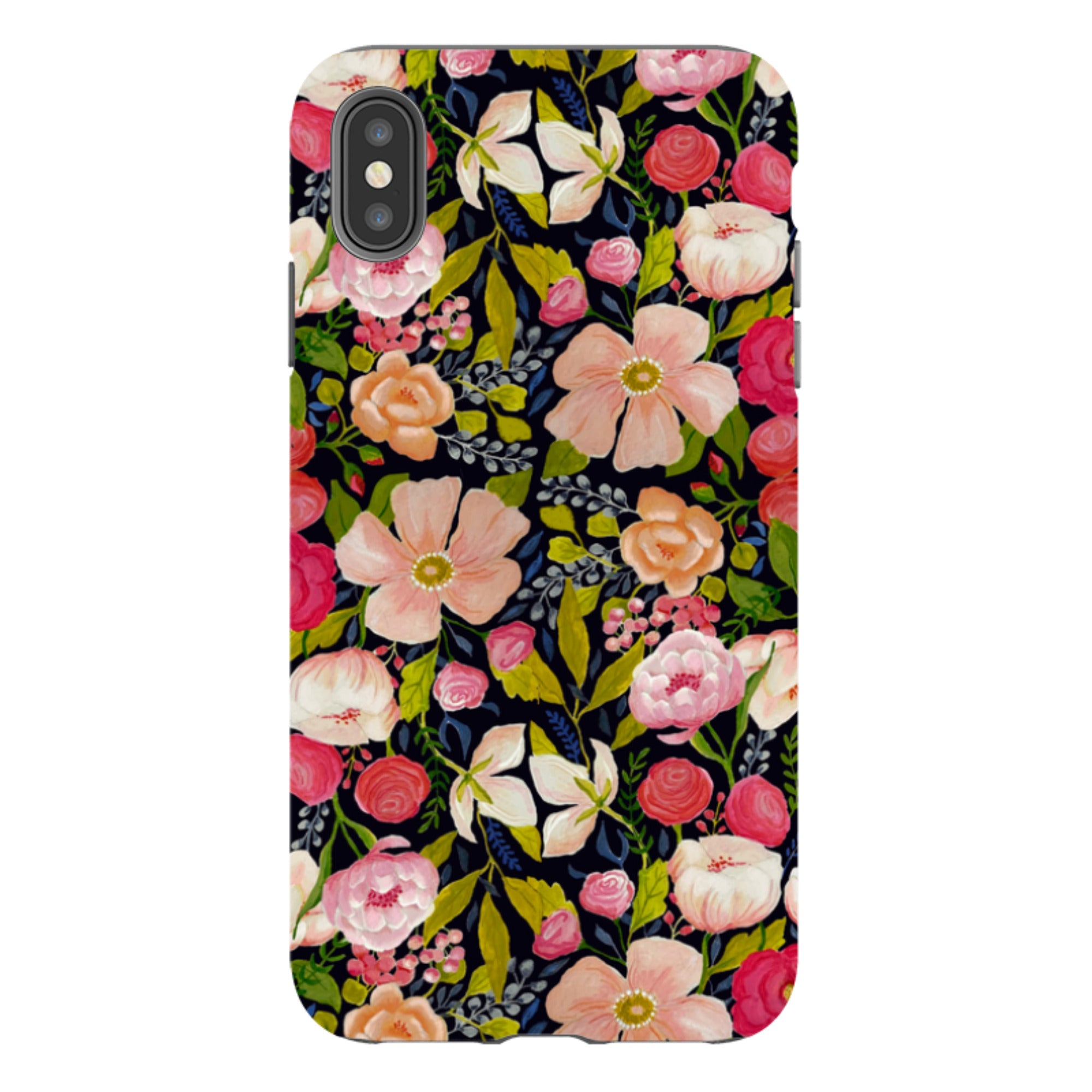iPhone Tough Case - Vintage Roses By Bex Parkin