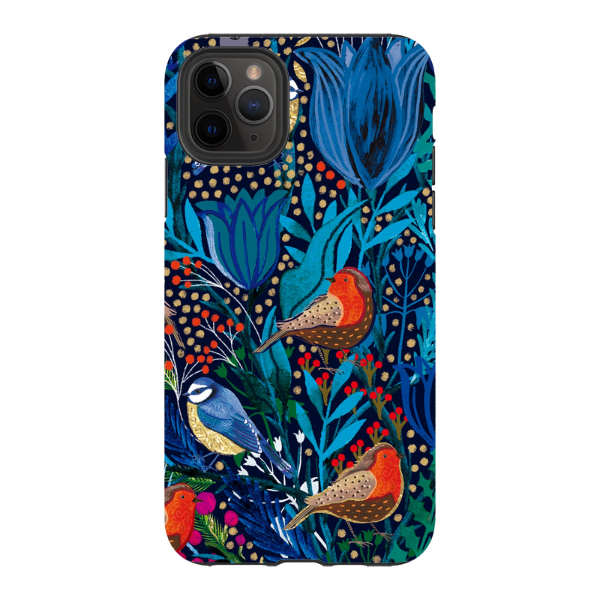 iPhone Tough Case - Xmas Robin IV By Emma Frances Grant