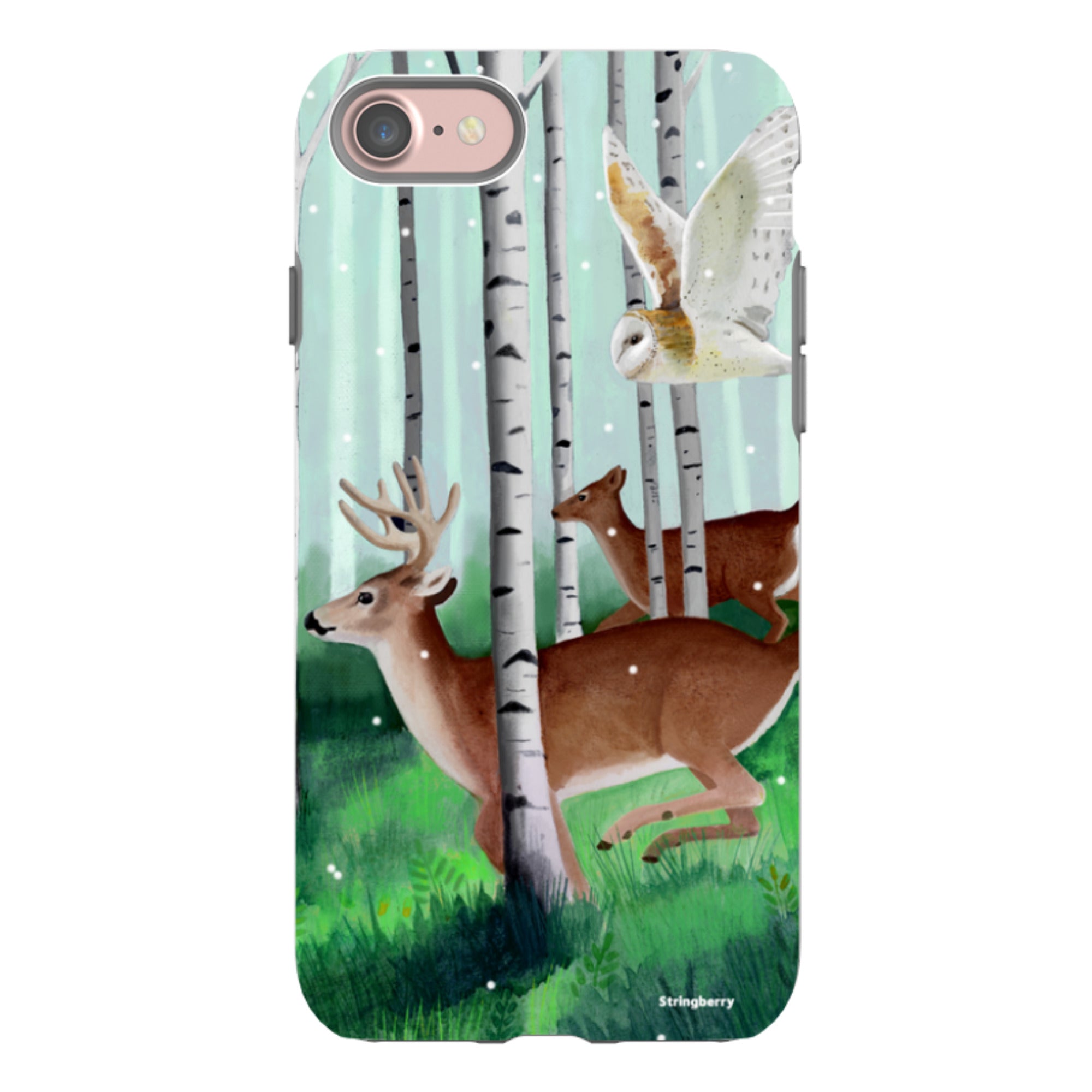 iPhone Tough Case - Winter Woods By Bex Parkin