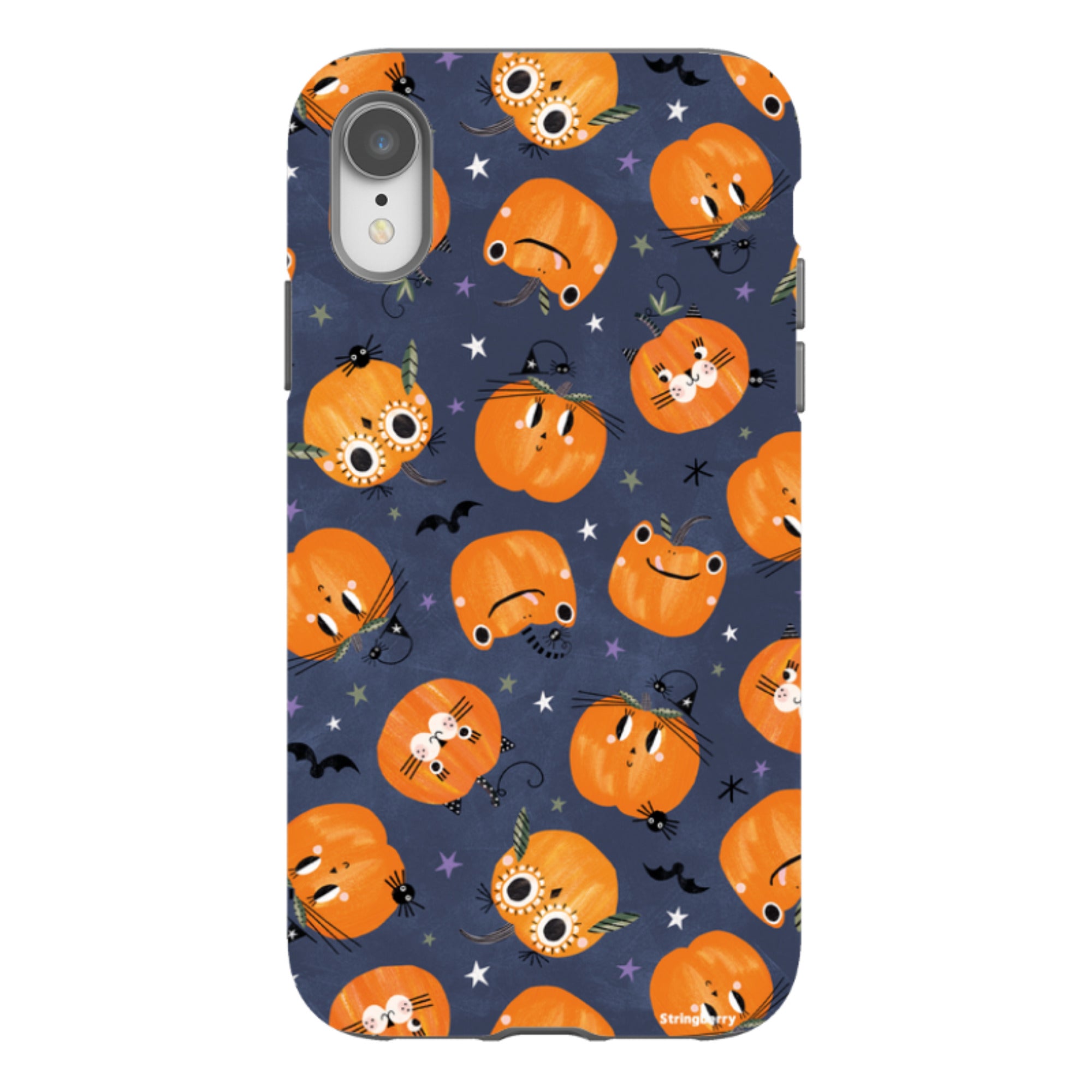 iPhone Tough Case - Halloween Pumpkin Dark By Ali Brookes