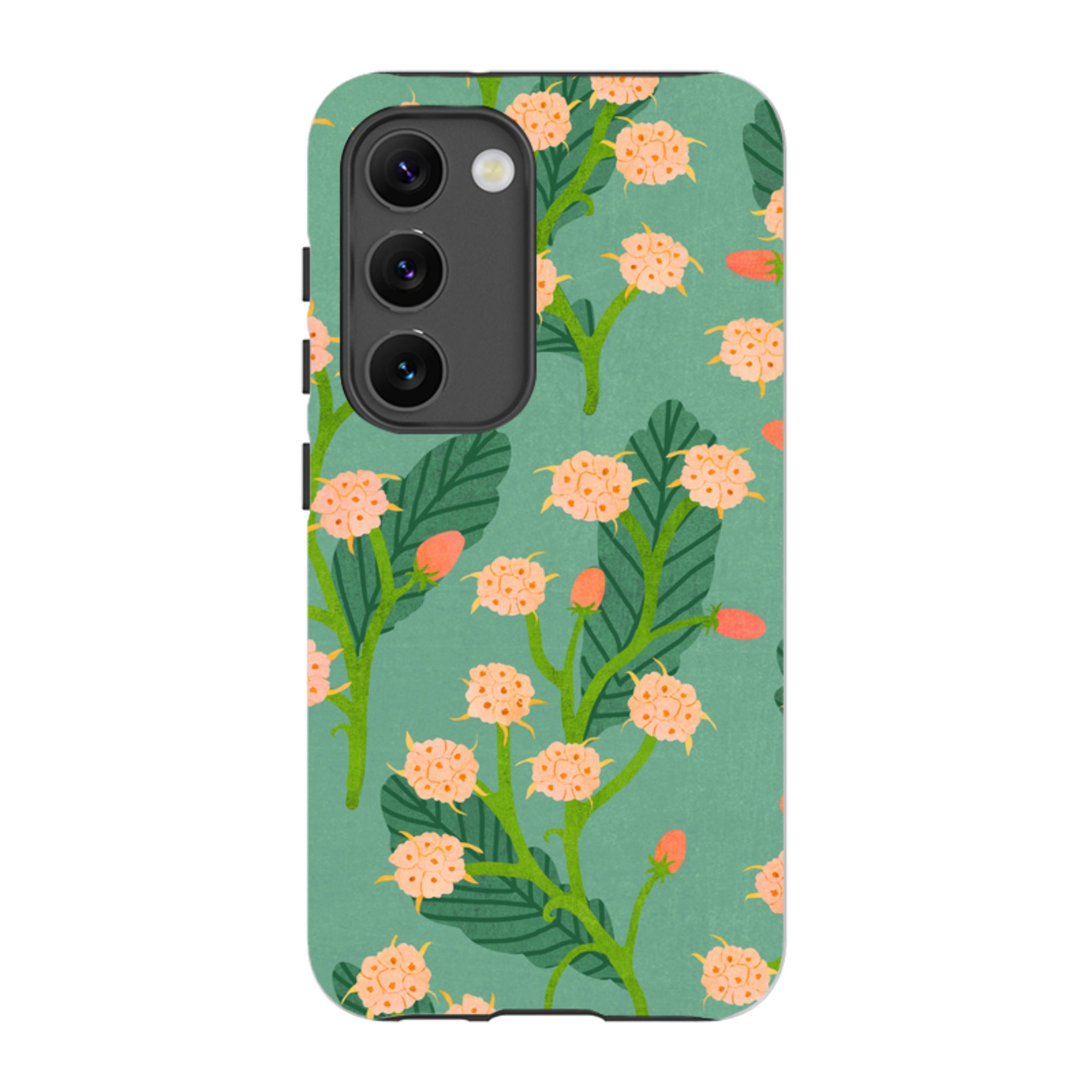 Samsung Tough Case - Summer Seeds Teal By Katherine Quinn
