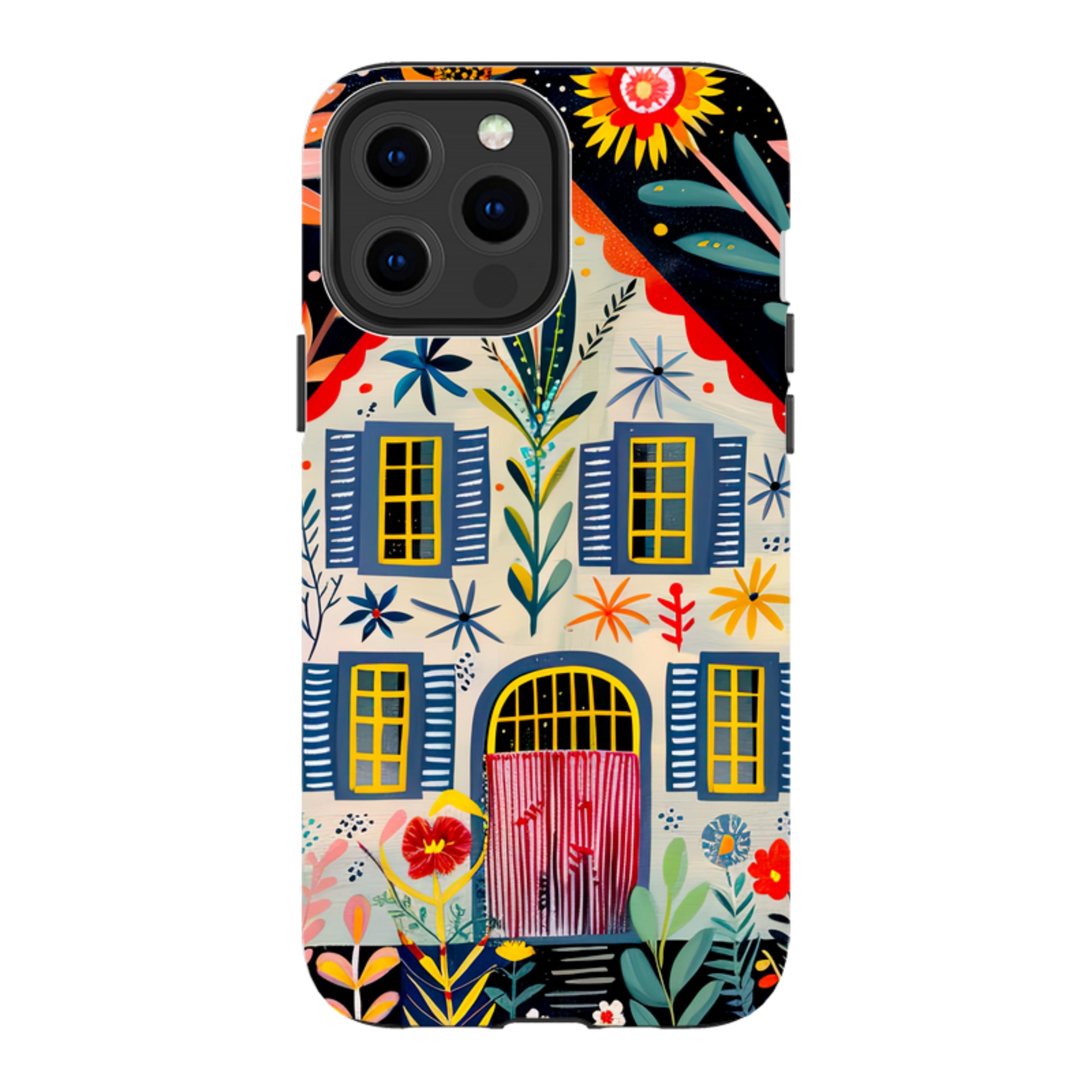 iPhone Case - Folk Art House X