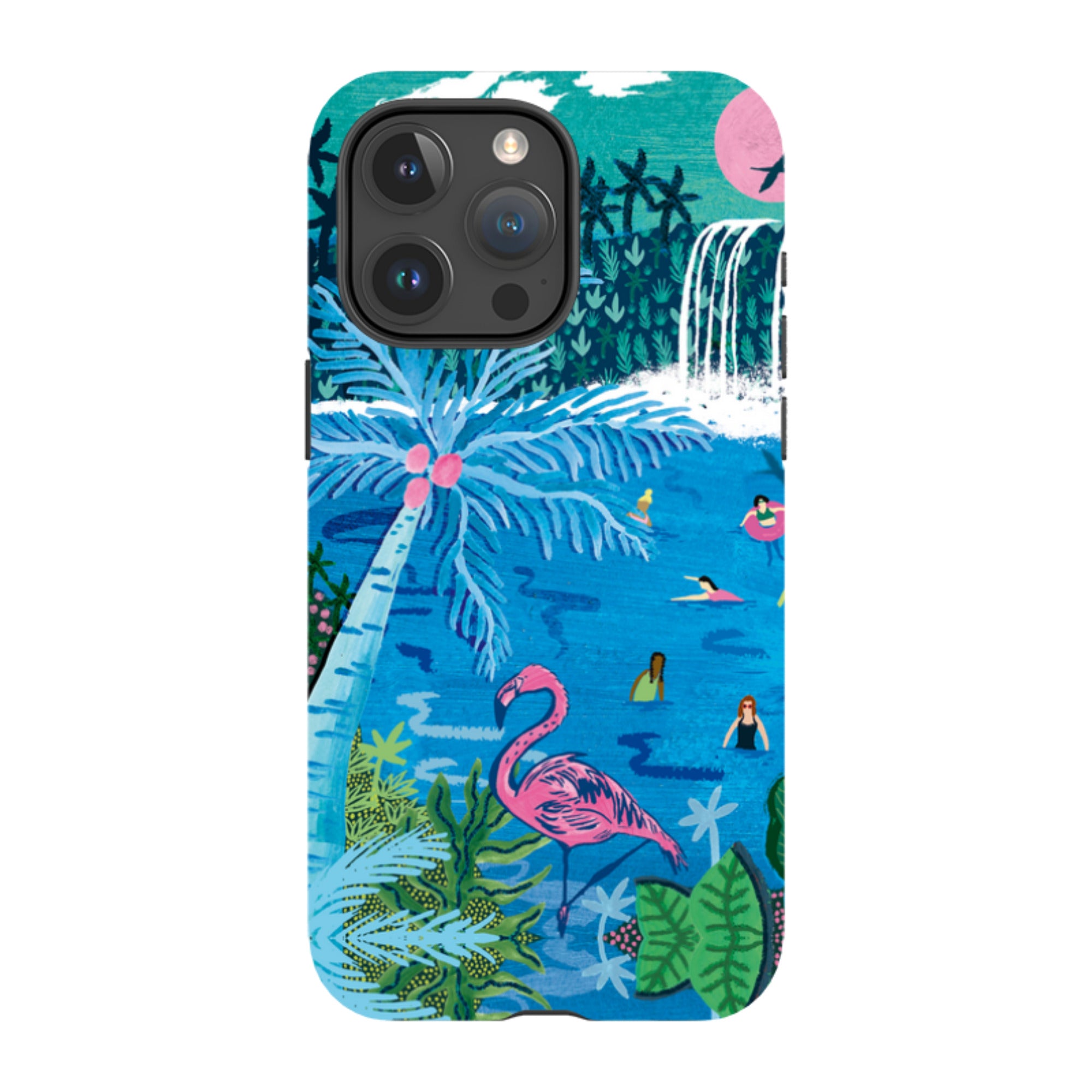 iPhone Tough Case - Palm Pool III By Emma Frances Grant