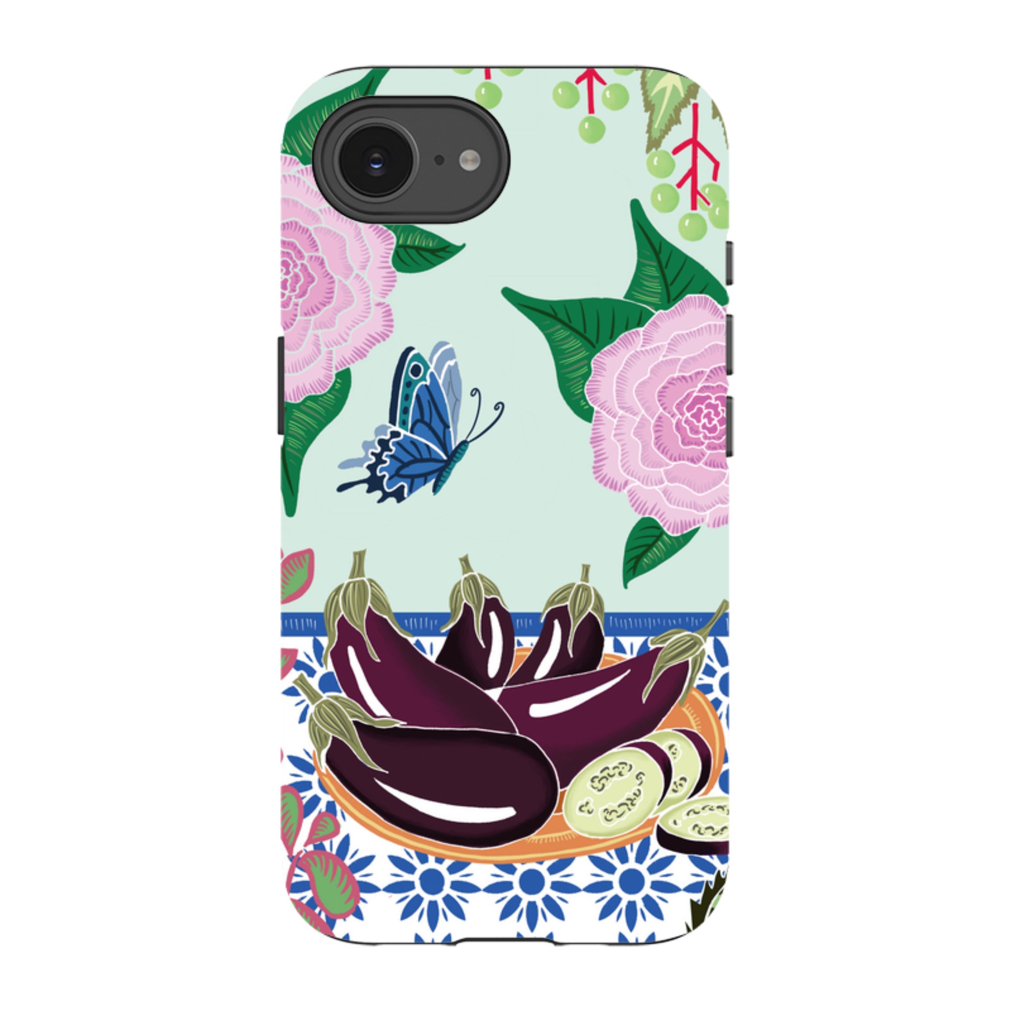 iPhone Tough Case - Aubergines By Kate Heiss