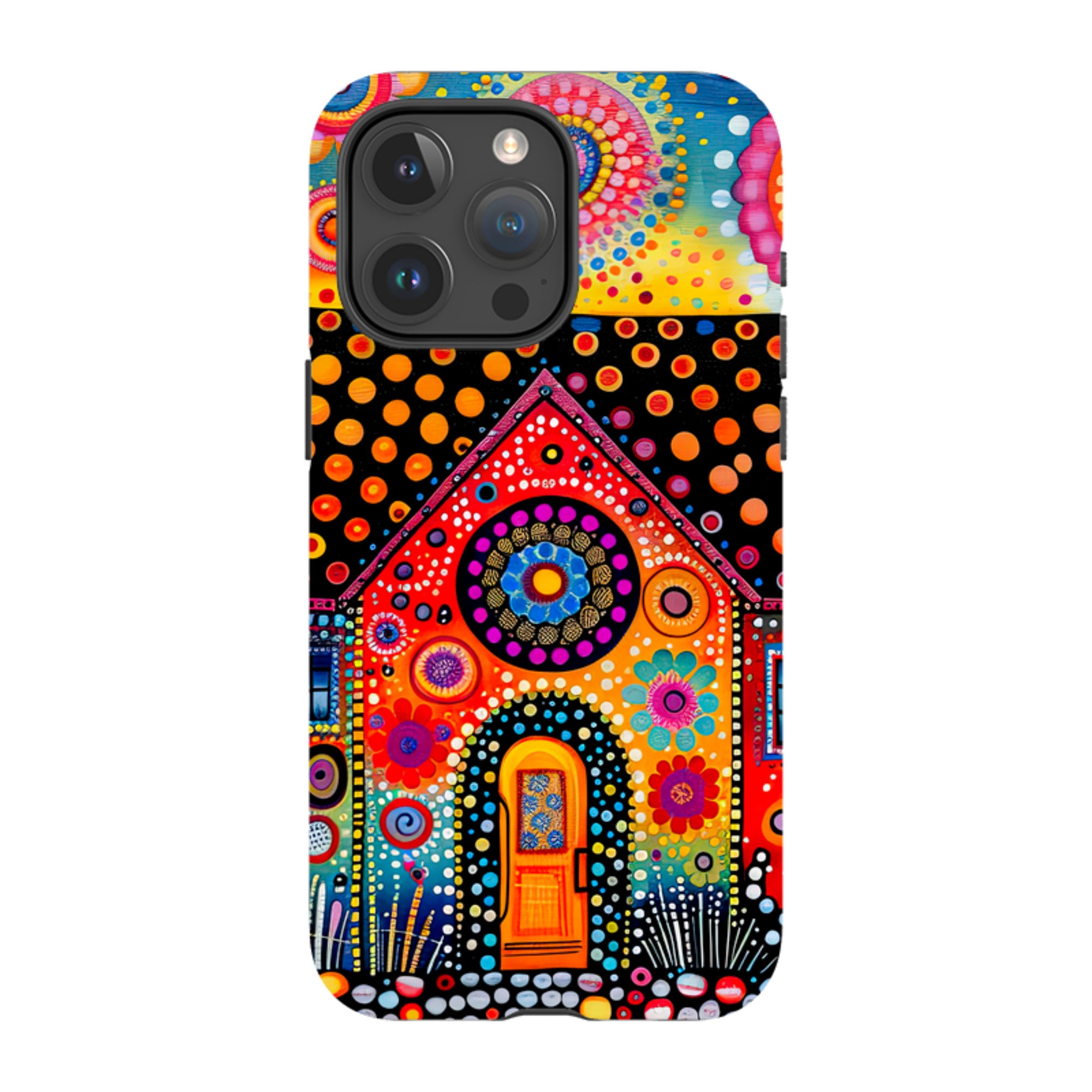 iPhone Case - Folk Art House IV