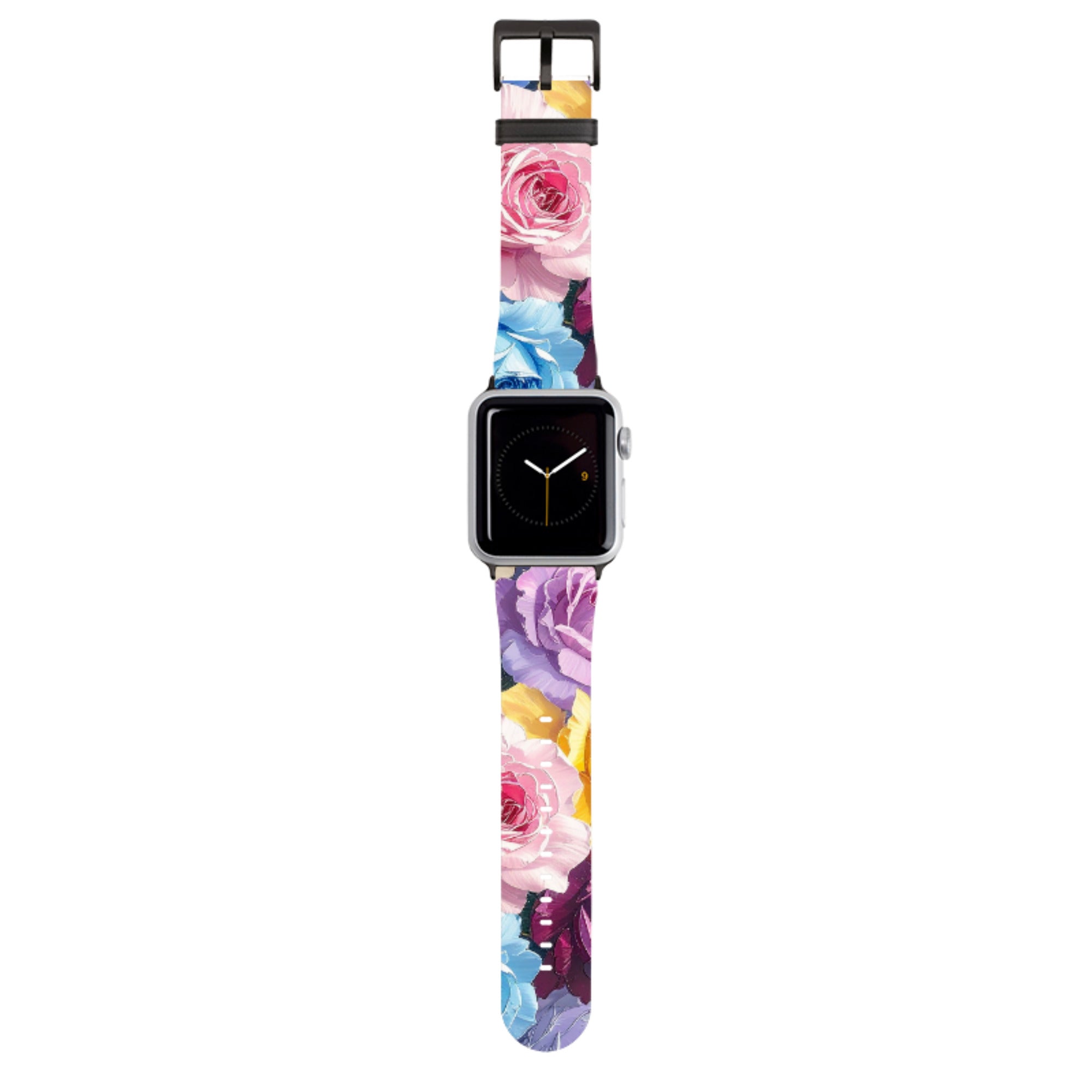 Summer Floral Roses Apple Watch Strap