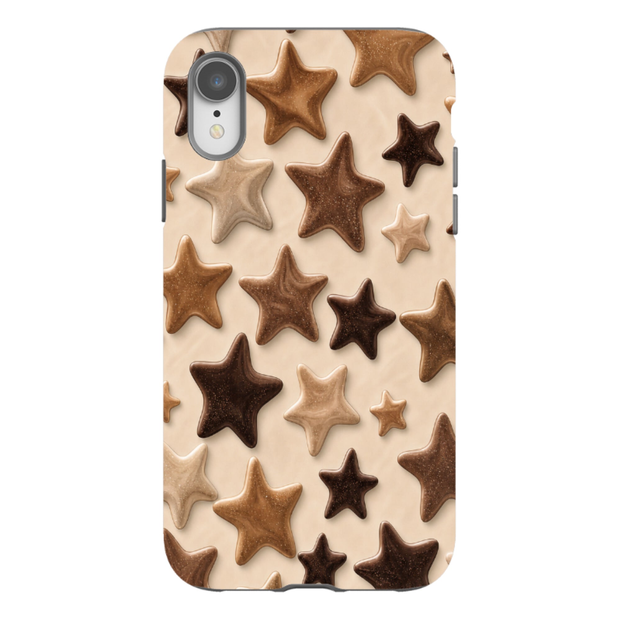 iPhone Tough Case - Brown Star