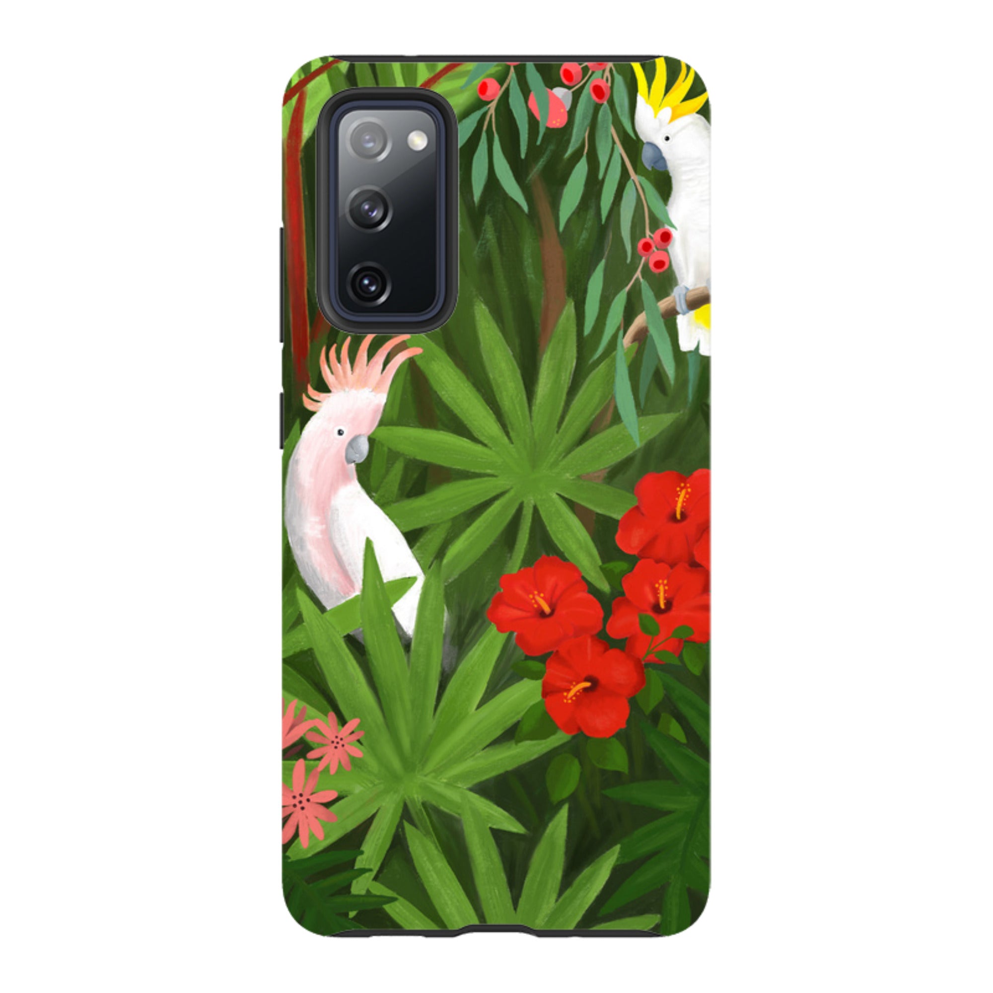 Samsung Tough Case - Cockatoo Jungle By Bex Parkin
