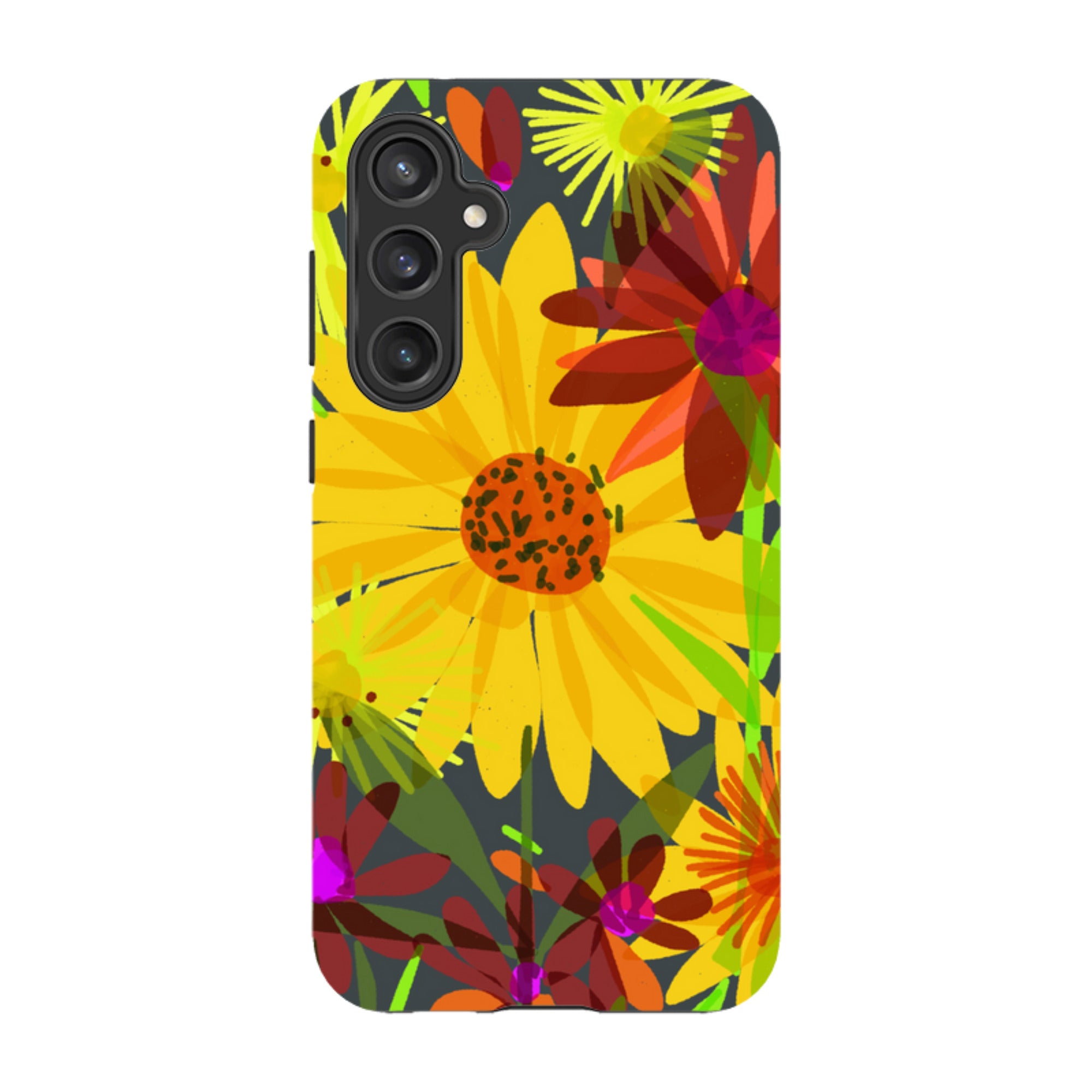 Samsung Tough Case - Sunflowers By Sarah Campbell