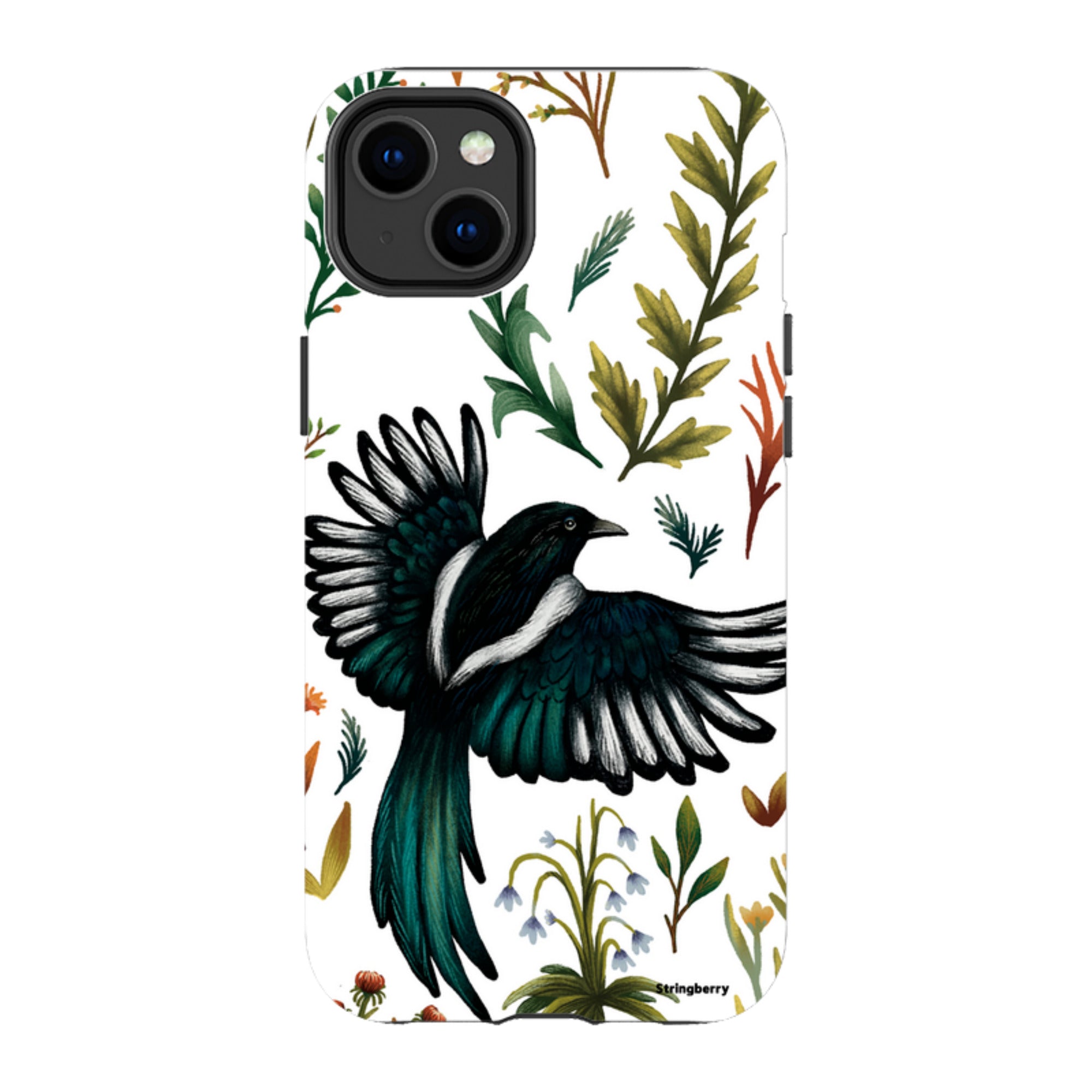 iPhone MagSafe Tough Case - Magpie By Anna Stead