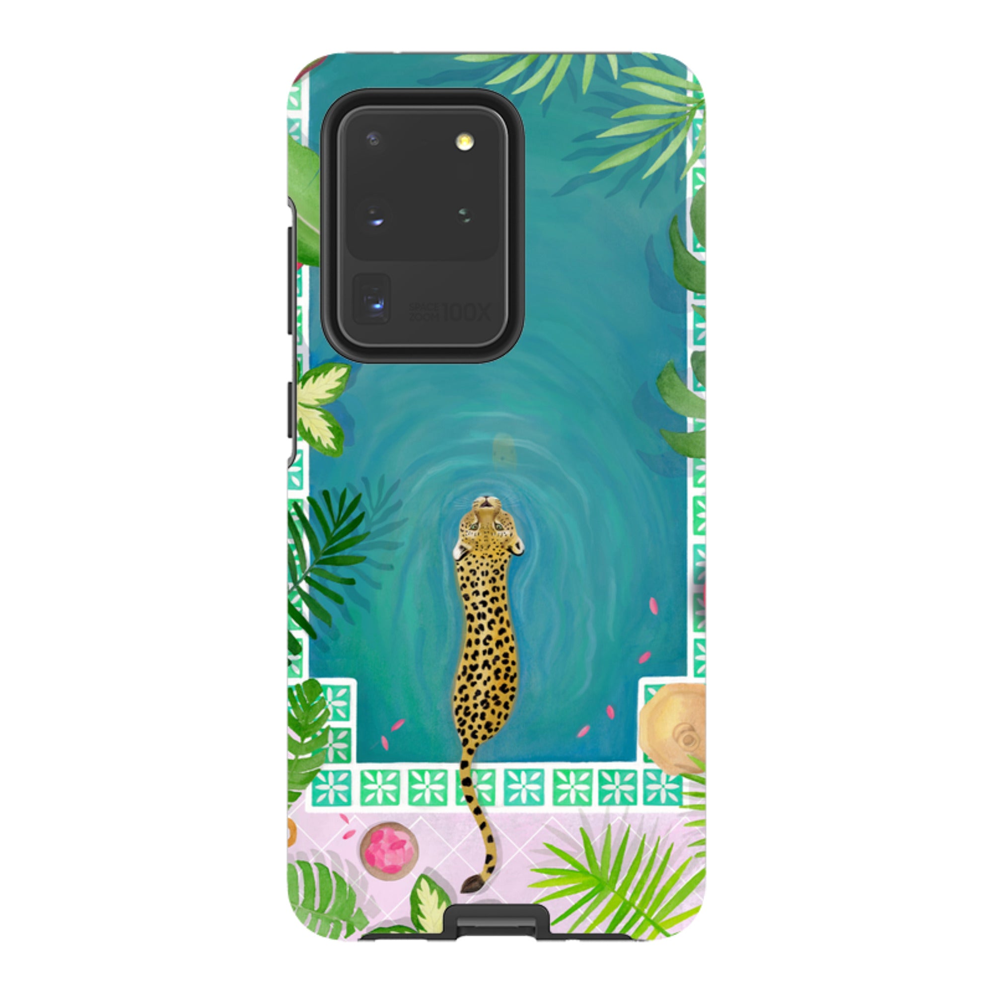 Samsung Tough Case - Morocco Pool Leopard By Bex Parkin