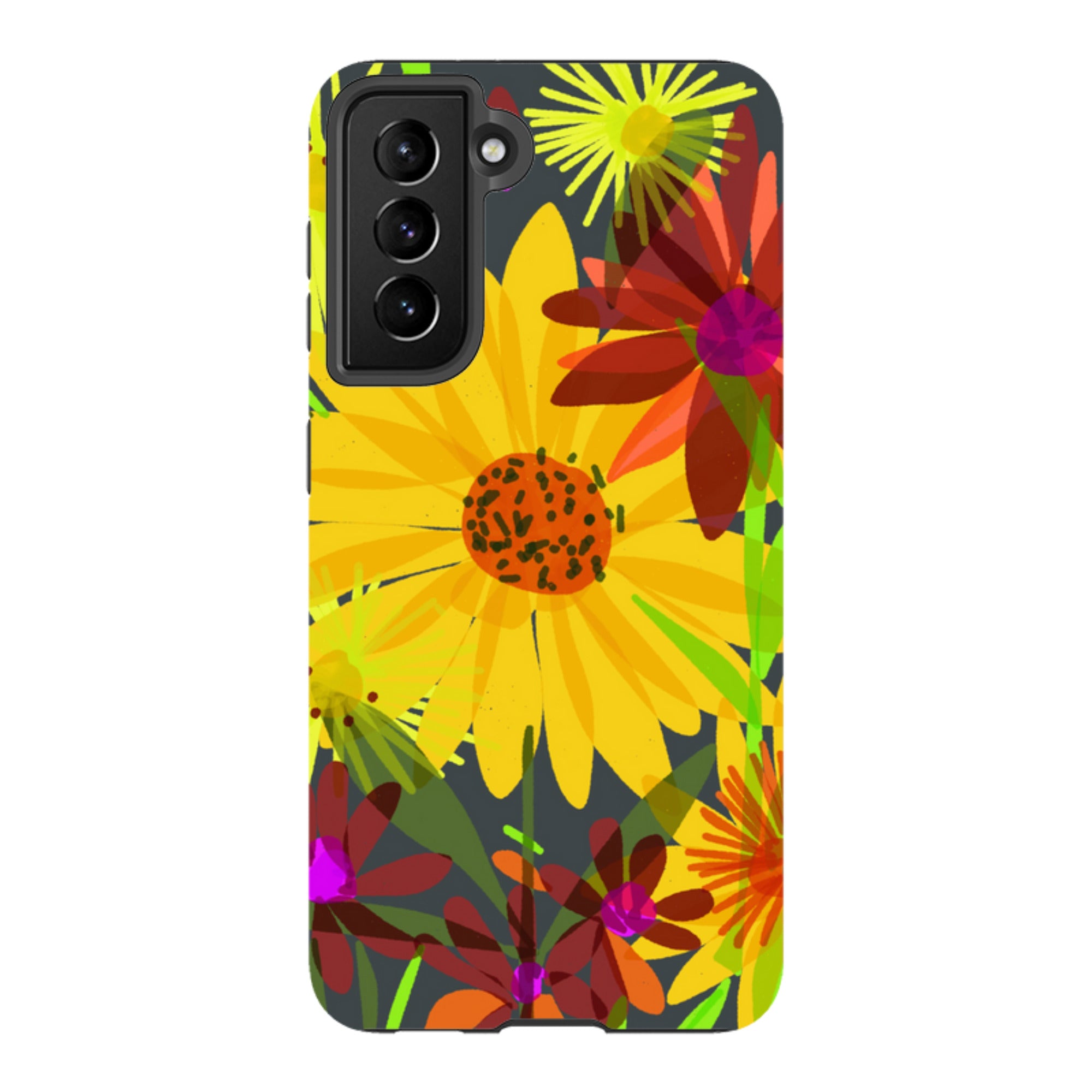 Samsung Tough Case - Sunflowers By Sarah Campbell