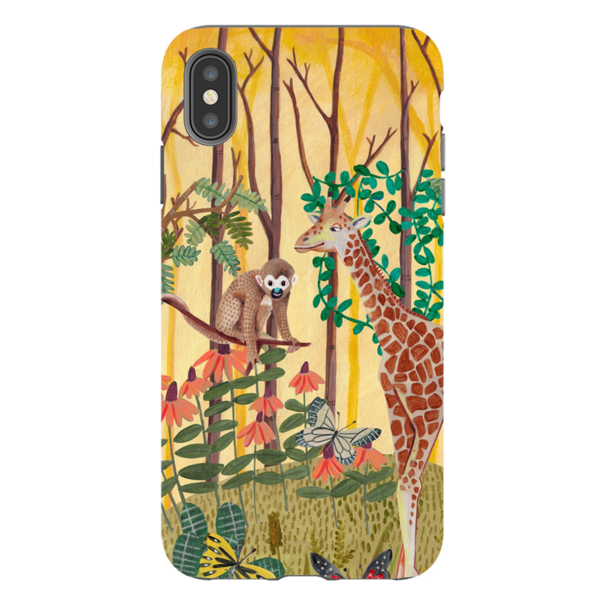 iPhone Tough Case - Giraffe By Caroline Bonne Muller