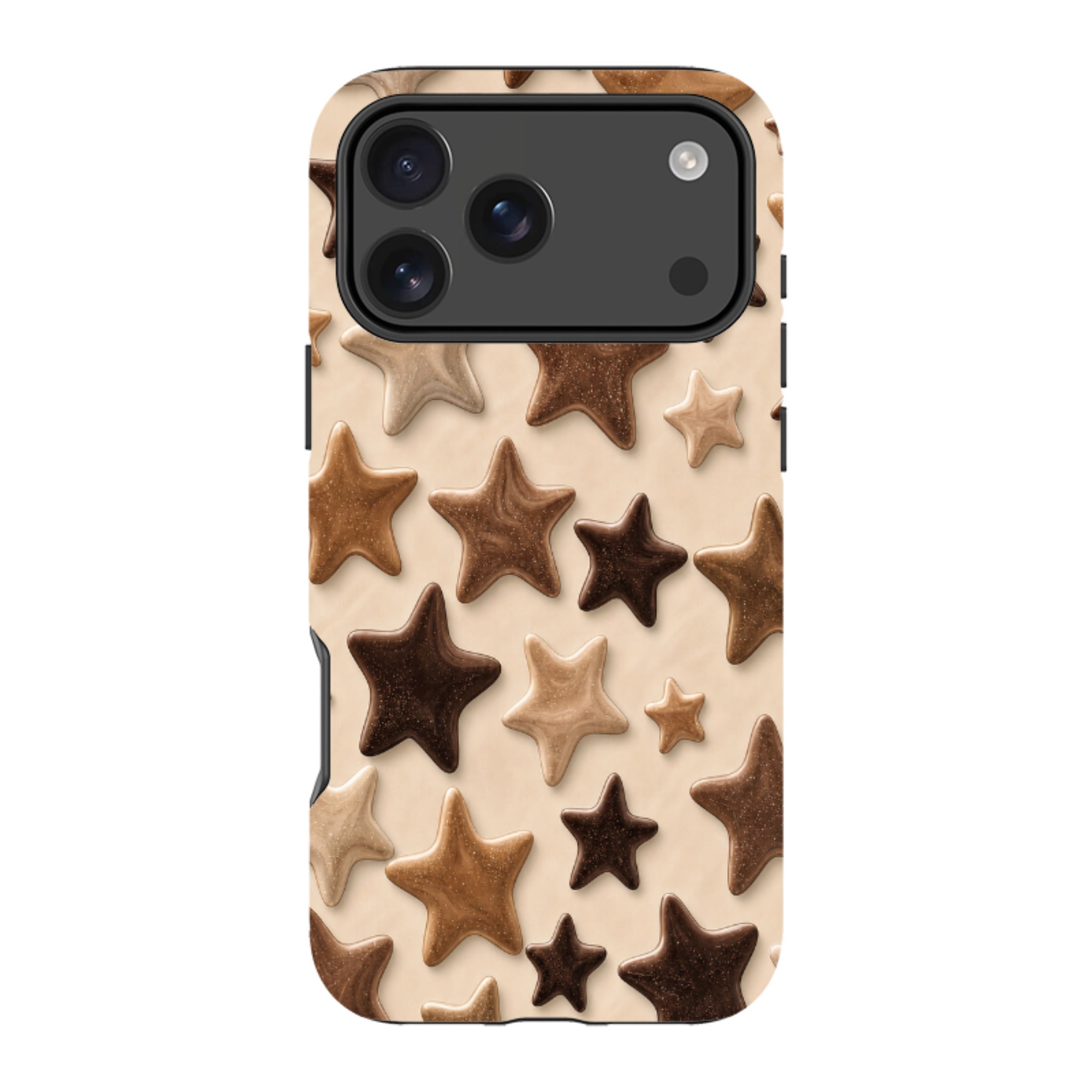iPhone Tough Case - Brown Star
