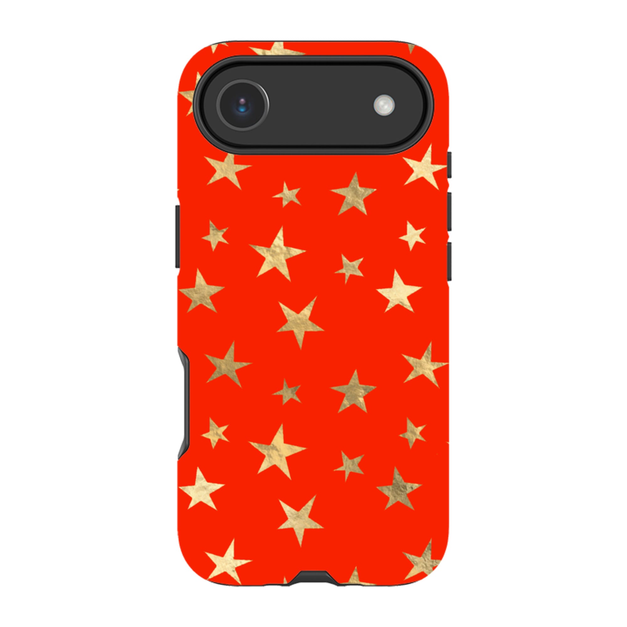 iPhone Tough Case - Red and Gold Stars