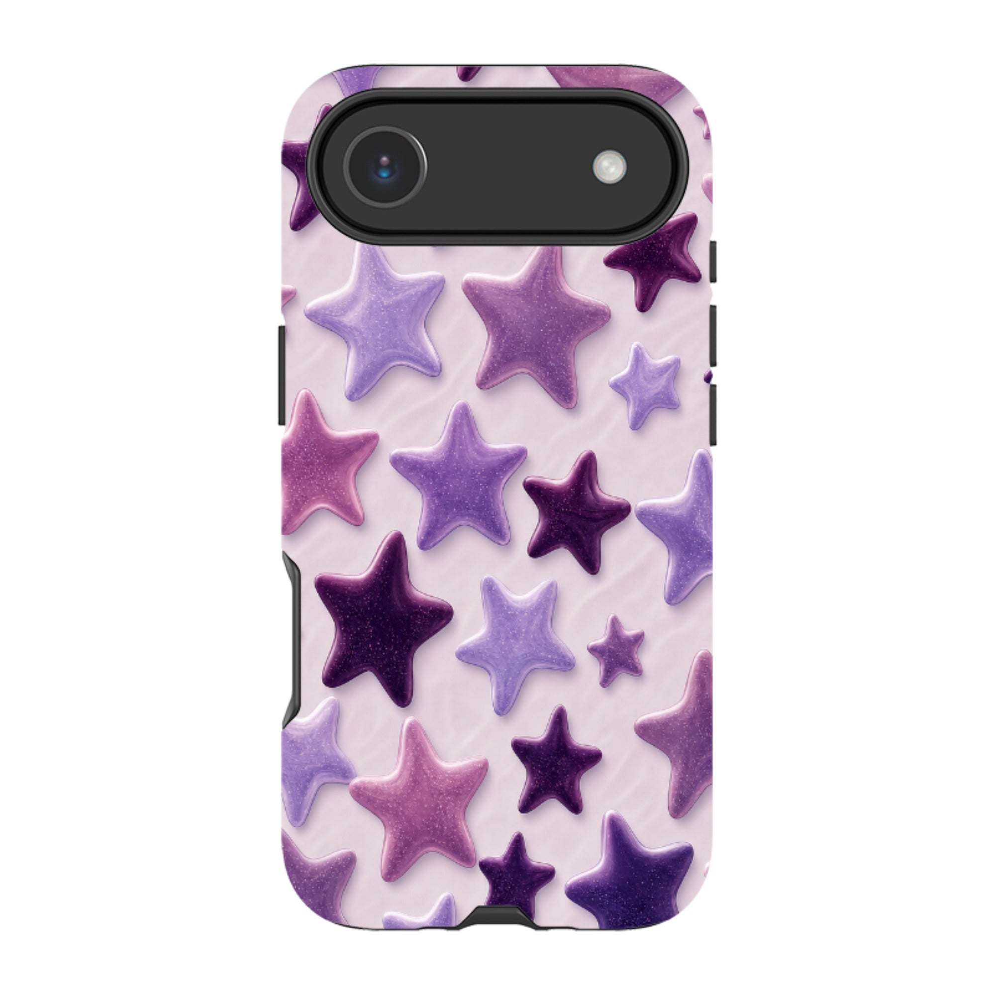iPhone Tough Case - Lavender Purple Star
