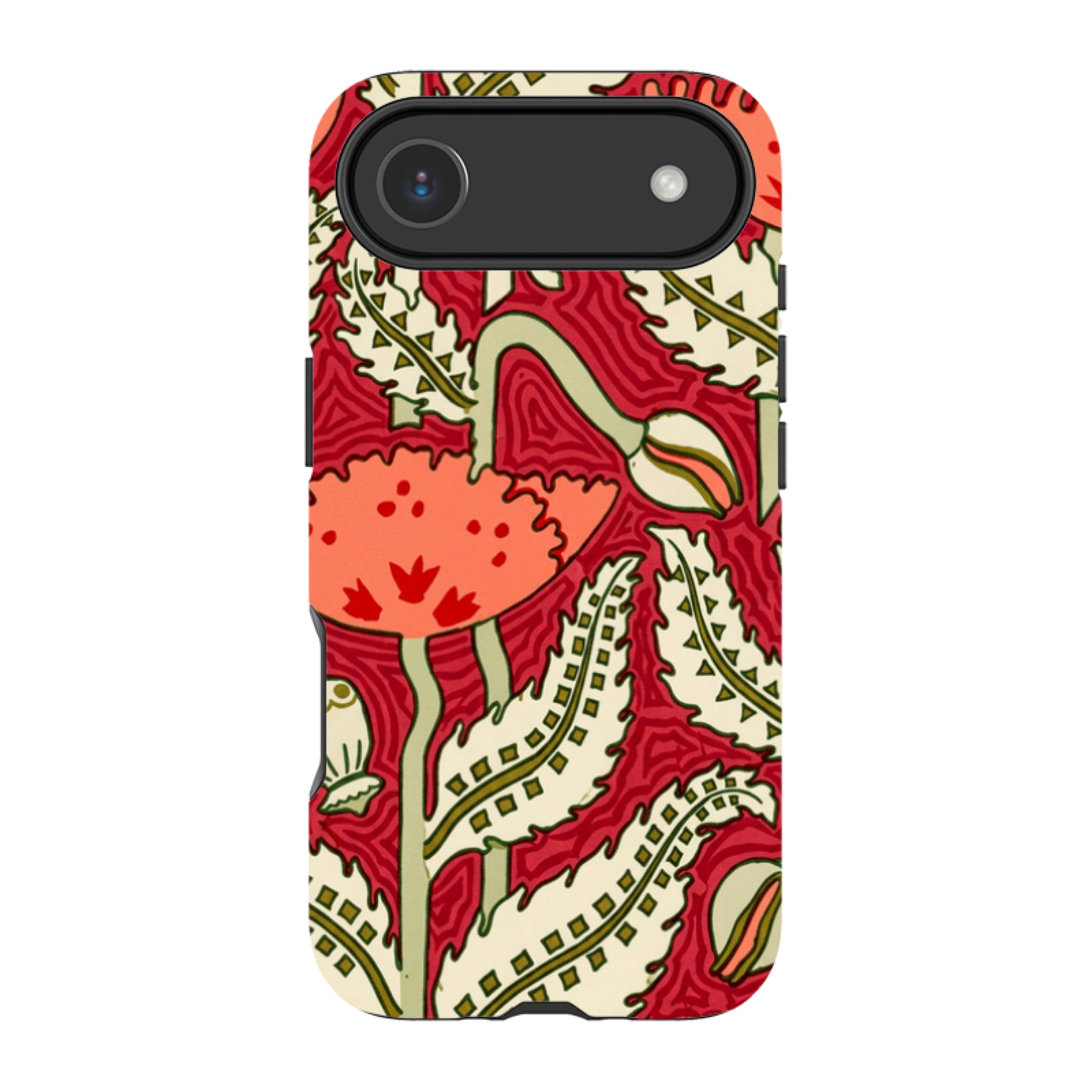 iPhone MagSafe Tough Case - William Morris Red Floral