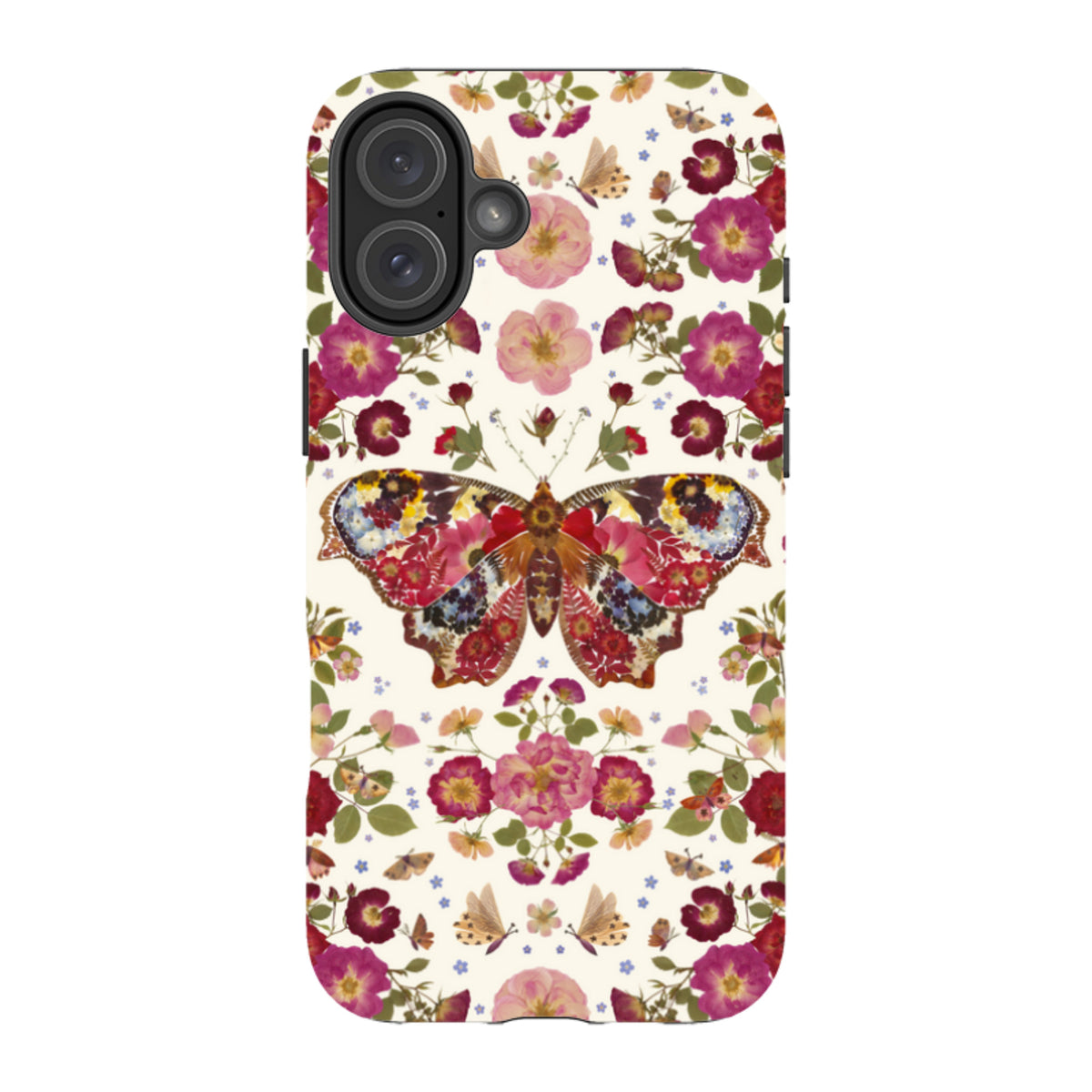 iPhone MagSafe Tough Case - Ivory Butterfly By Helen Ahpornsiri