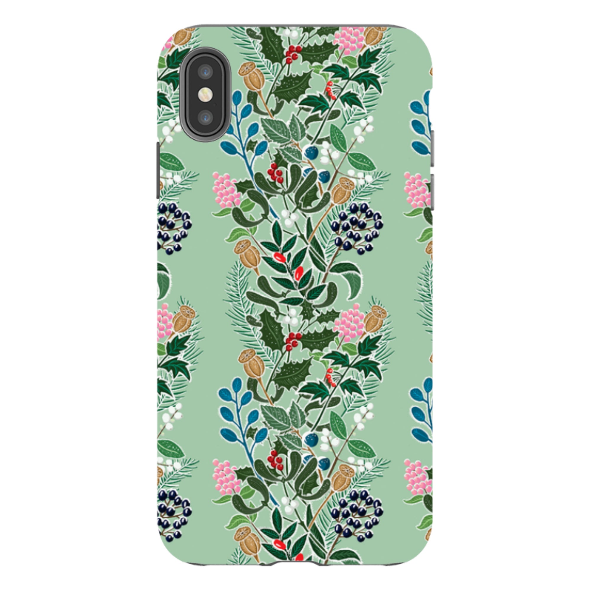 iPhone Tough Case - Winter Hedge-1 By kate Heiss