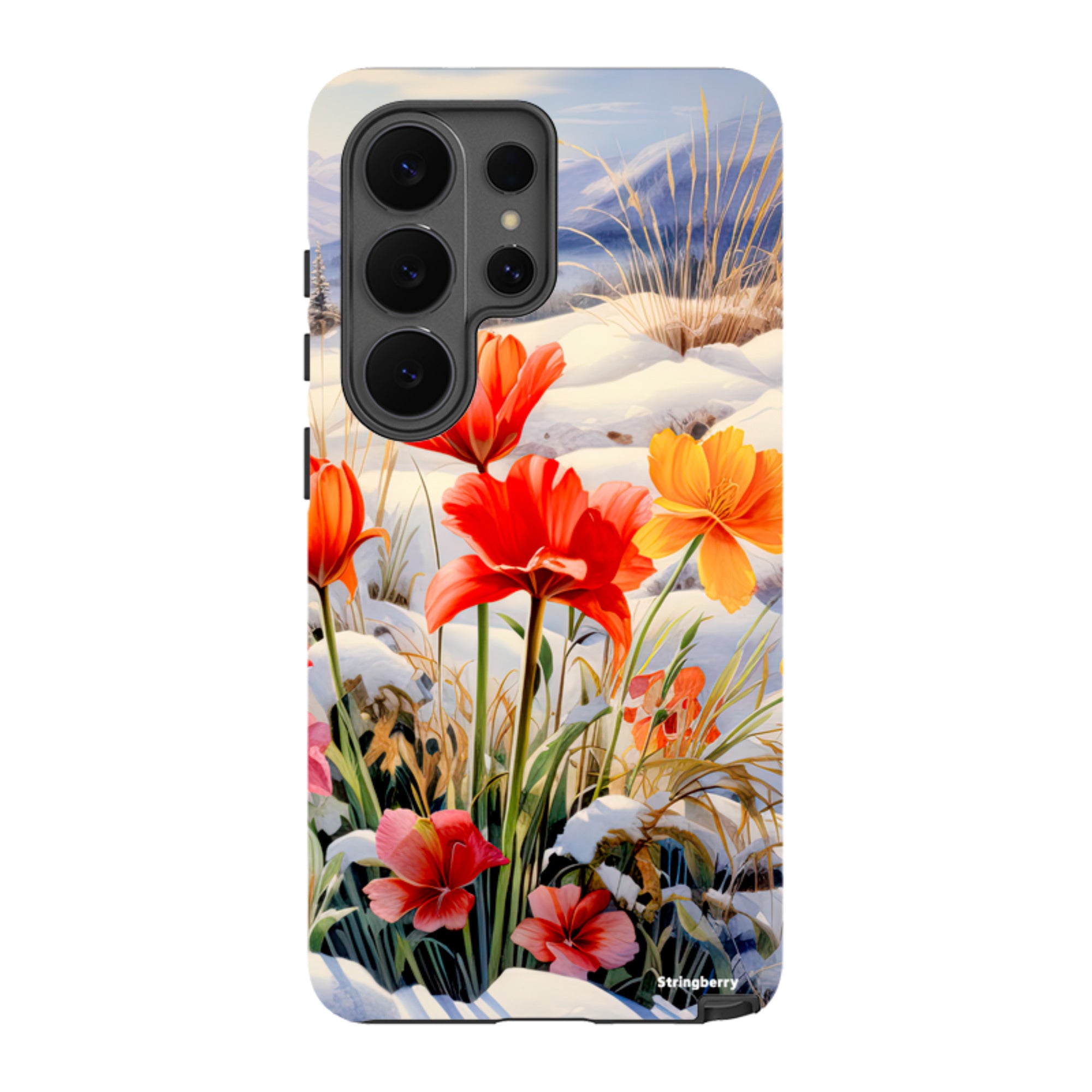 Samsung Tough Case - Winter Wild Flowers III