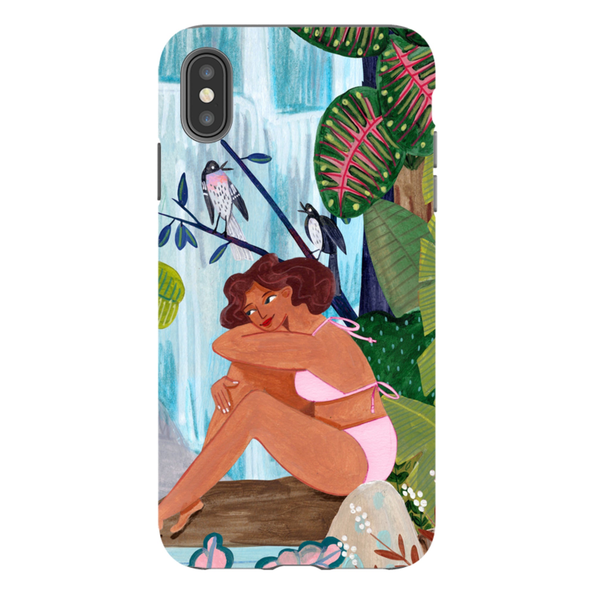 iPhone Tough Case - Waterfall By Caroline Bonne Muller