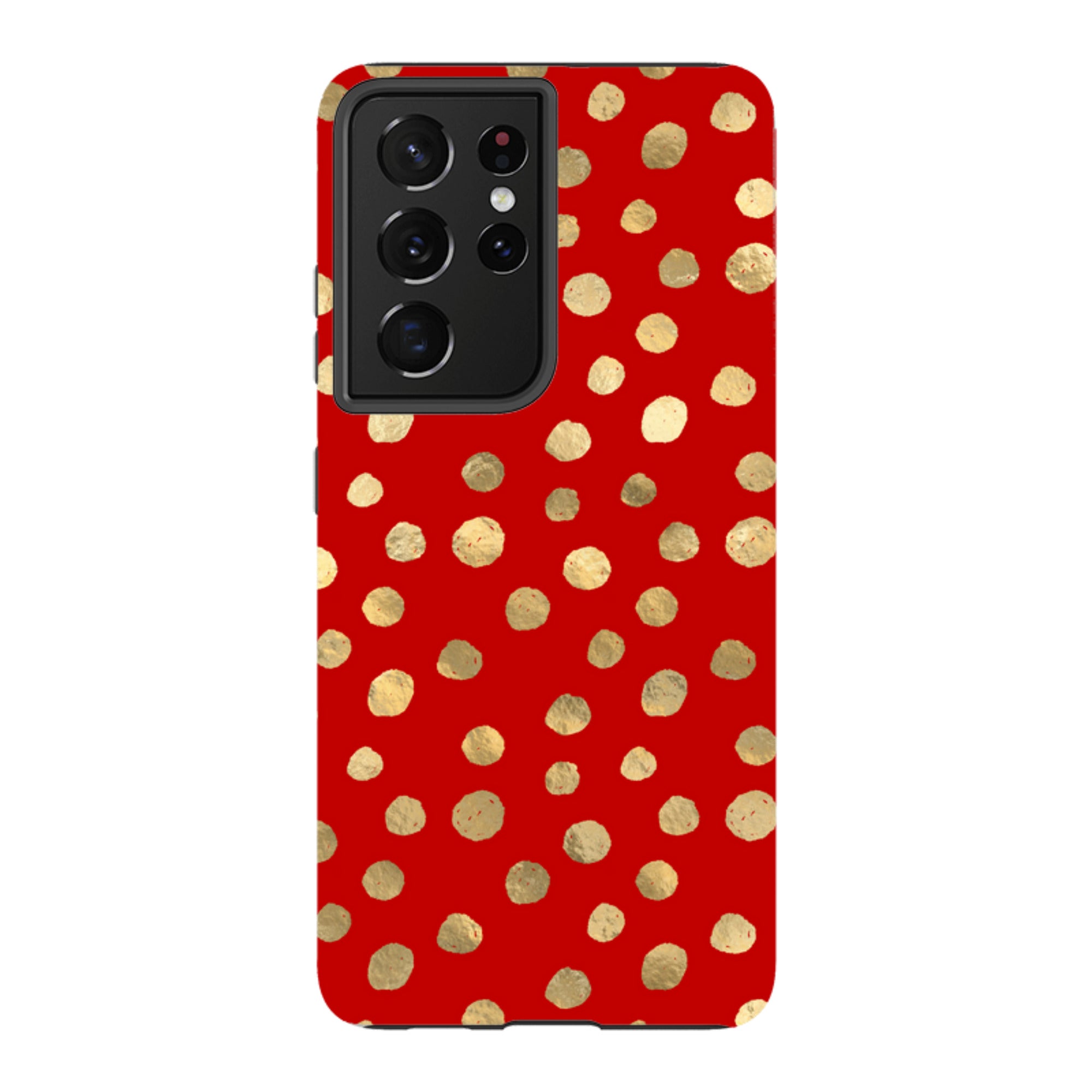 Samsung Tough Case - Burgundy and Gold Stars