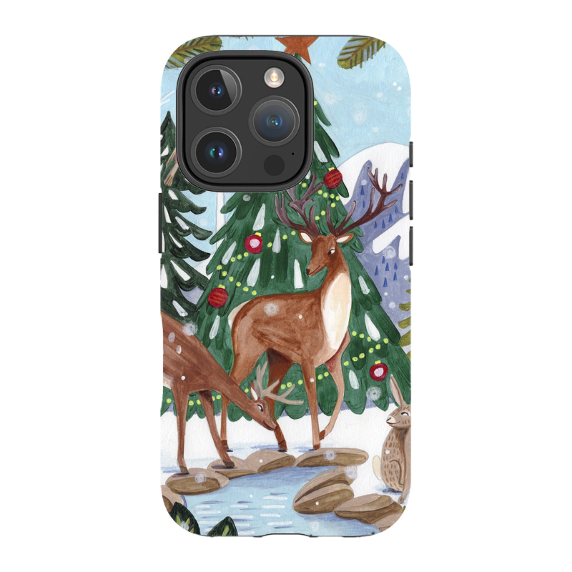 iPhone MagSafe Tough Case - Winter Forest By Caroline Bonne Muller