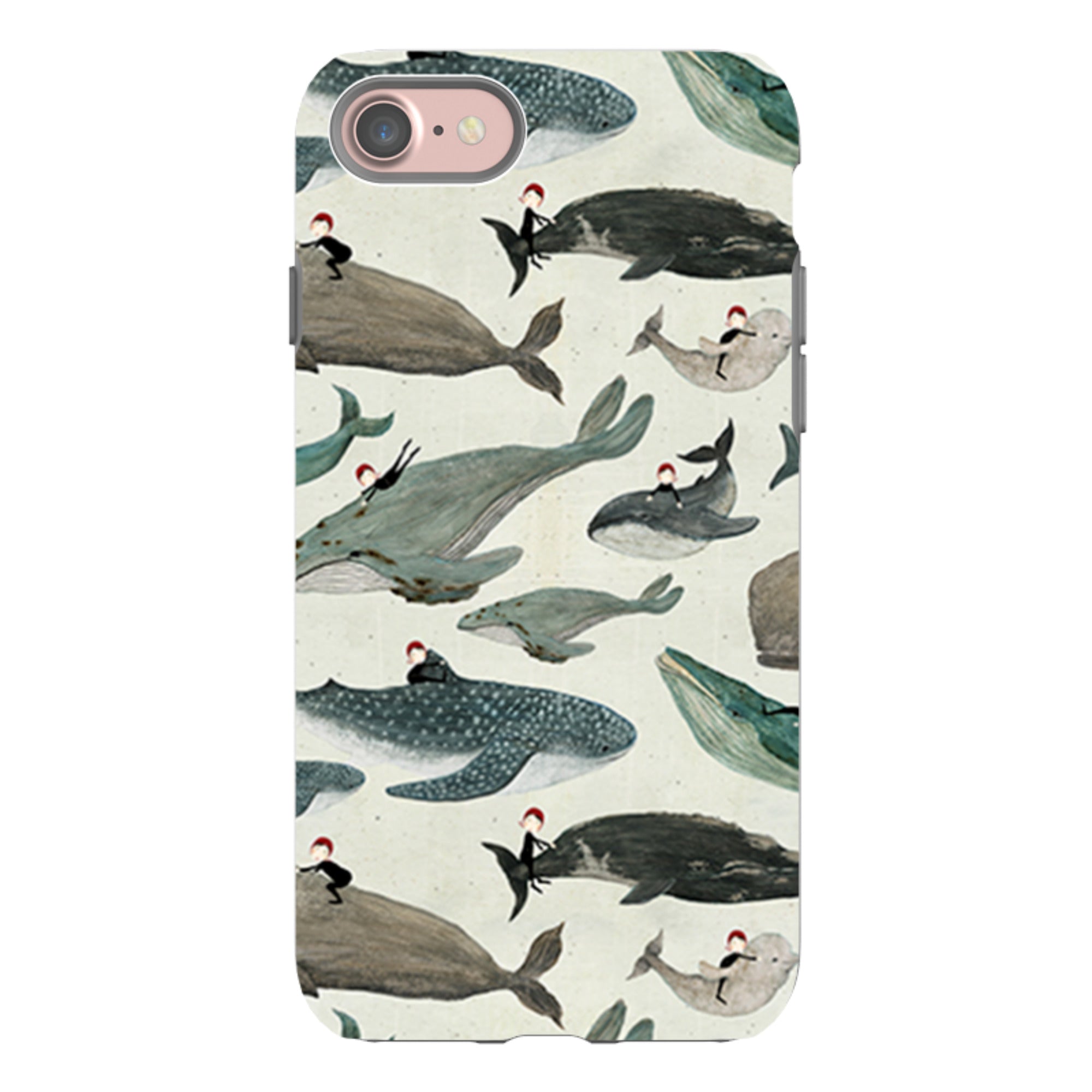 iPhone Tough Case - Whale Rider By Katherine Quinn