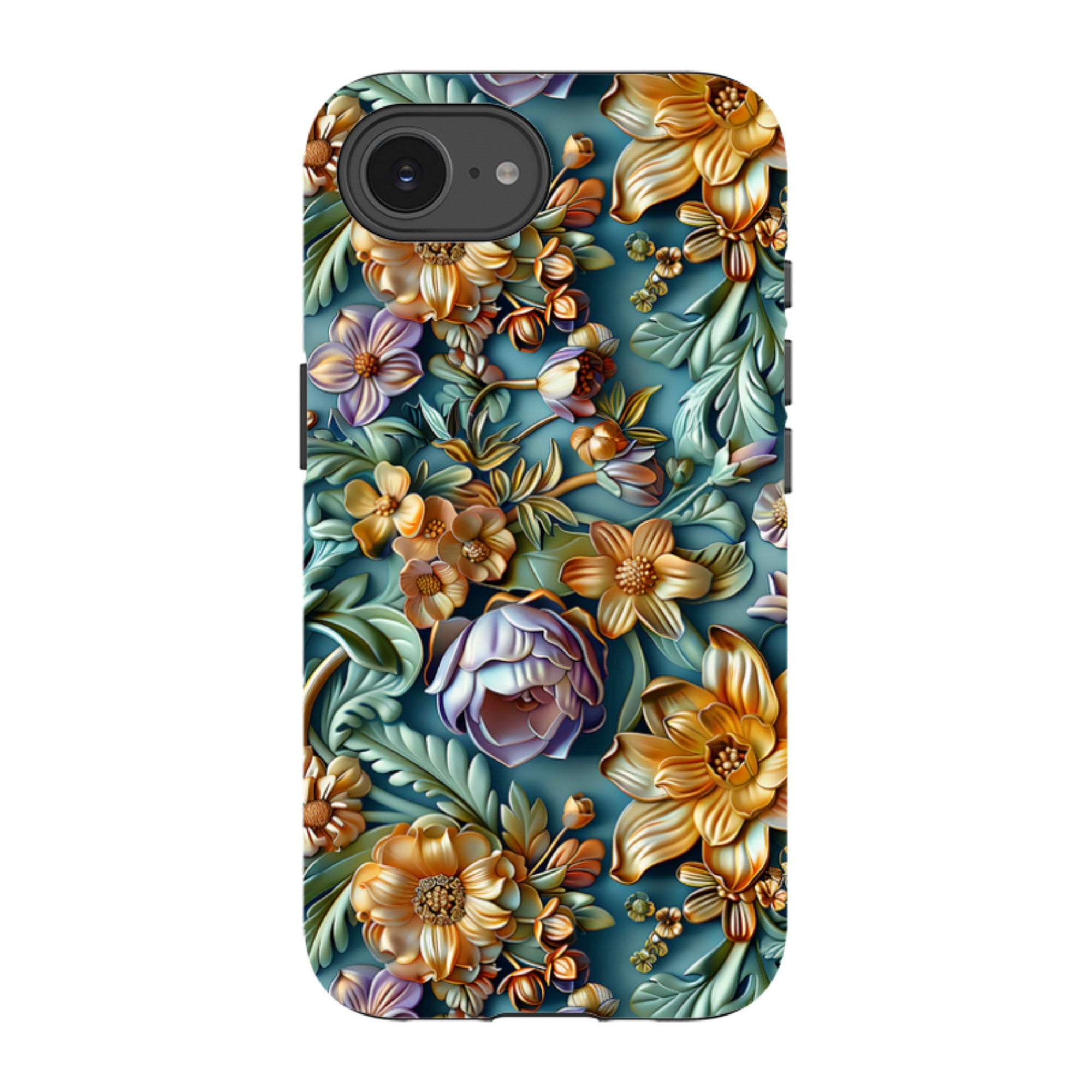 iPhone Tough Case -Sage Floral