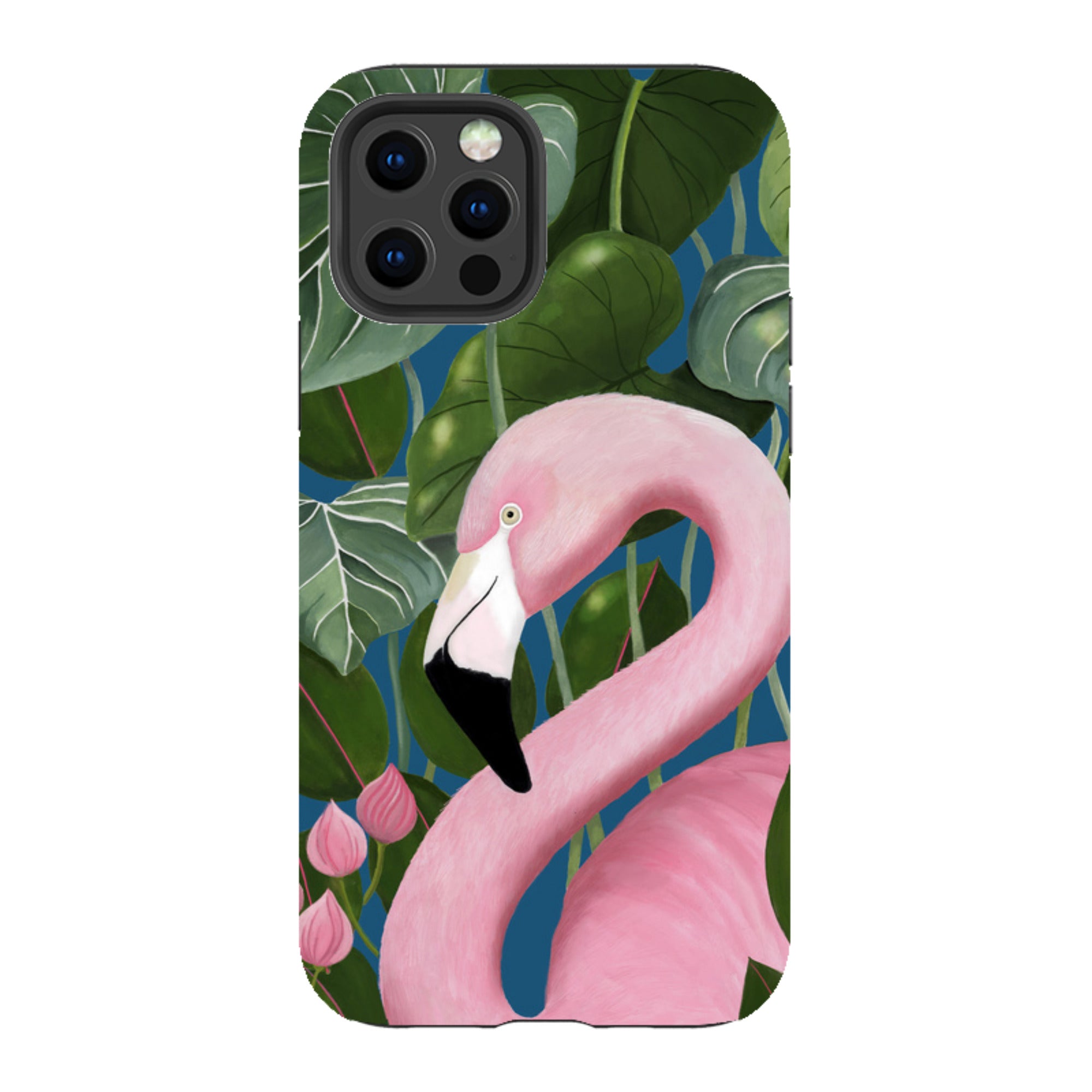iPhone Tough Case - Flamingo By Bex Parkin