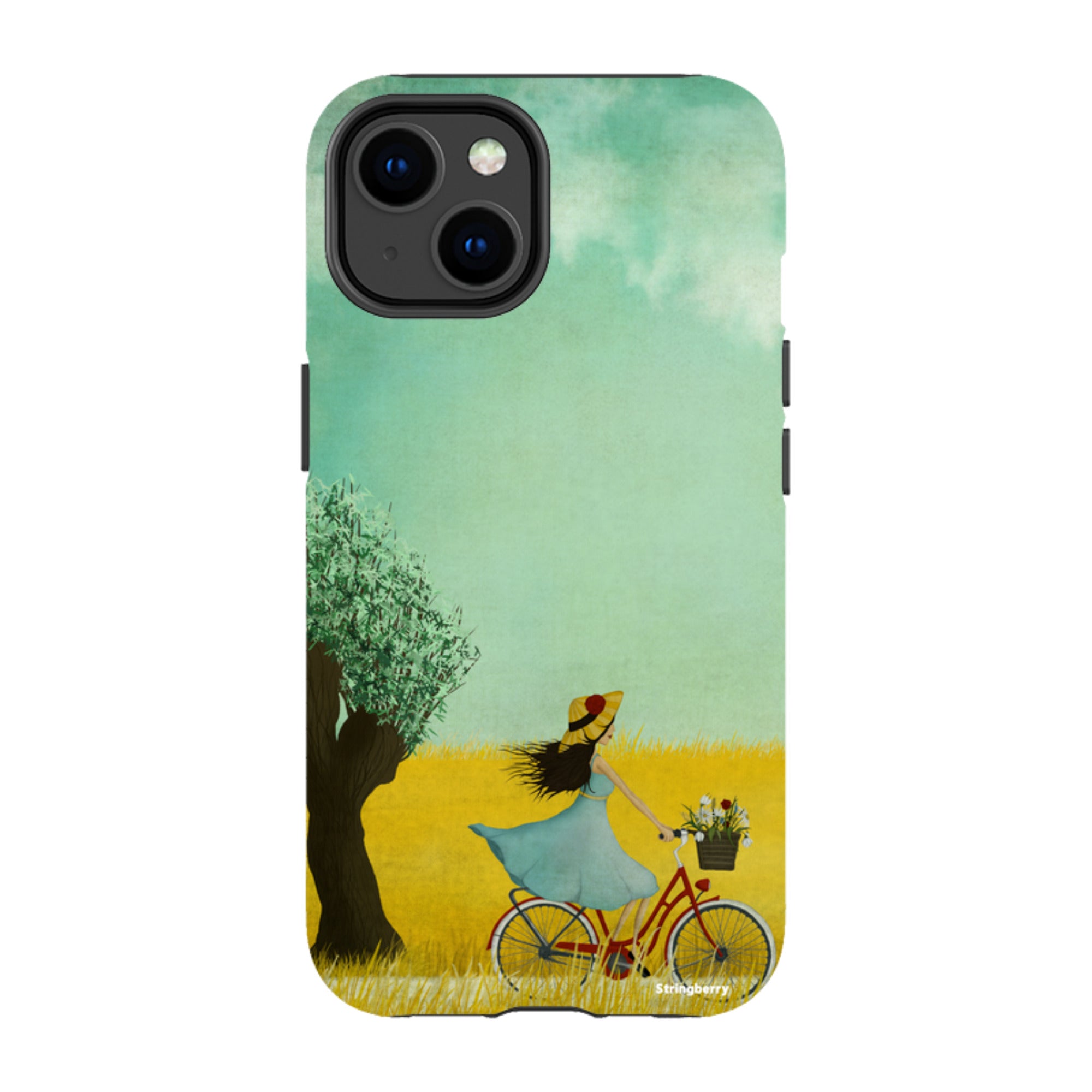 iPhone Tough Case - Bike Ride By Maja Lindberg