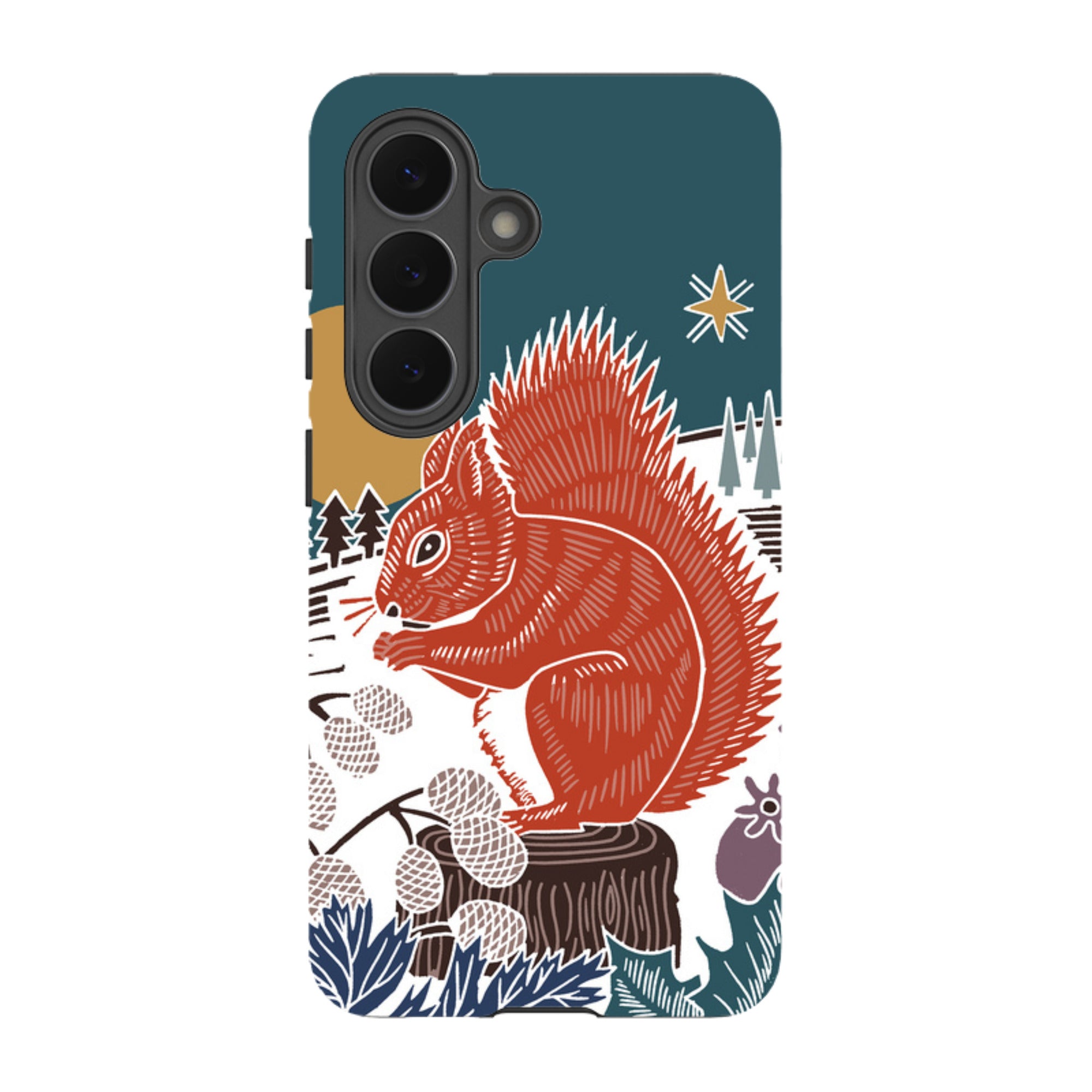 Samsung Tough Case - Winter Squirrel By Kate Heiss