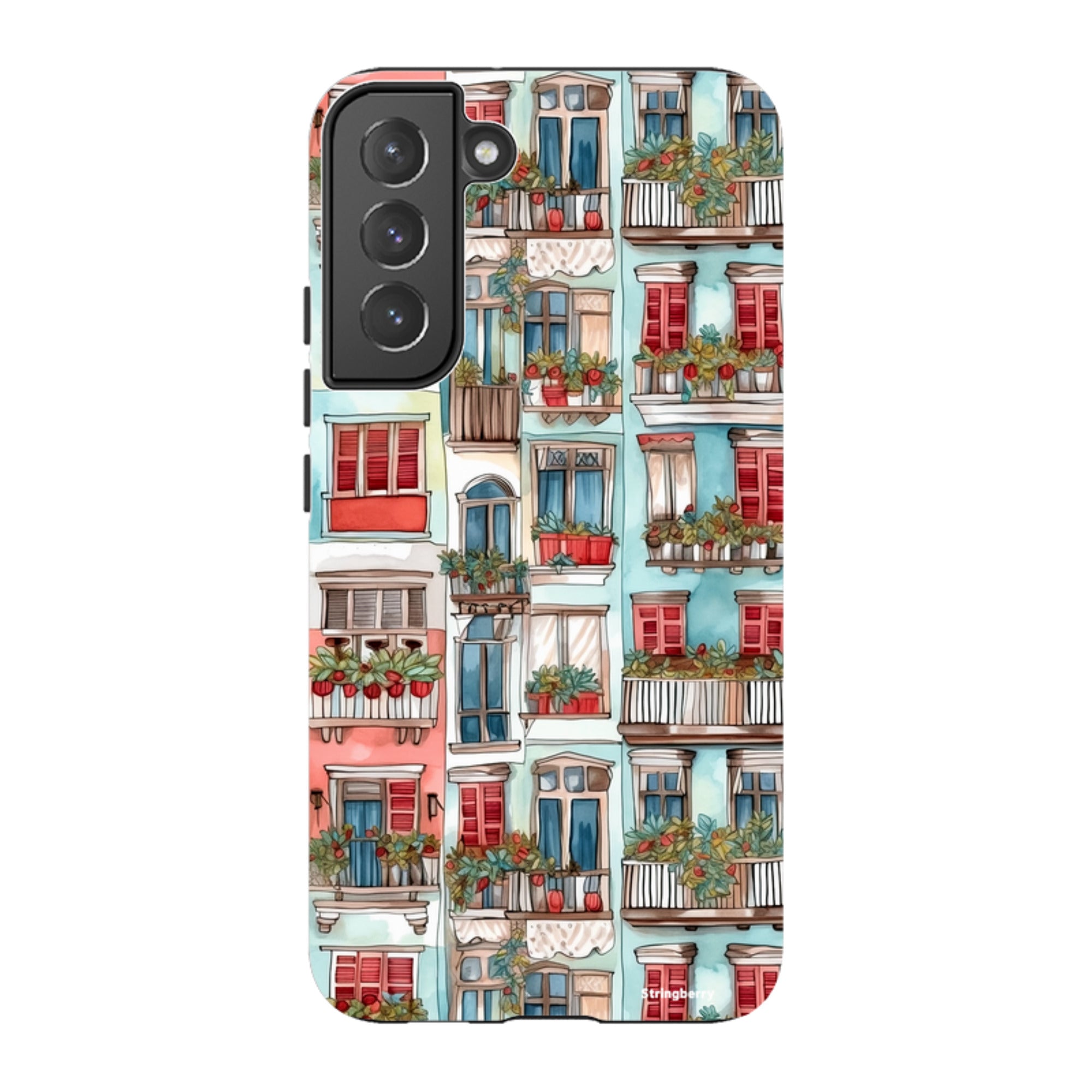 Samsung Tough Case - Floral Balcony