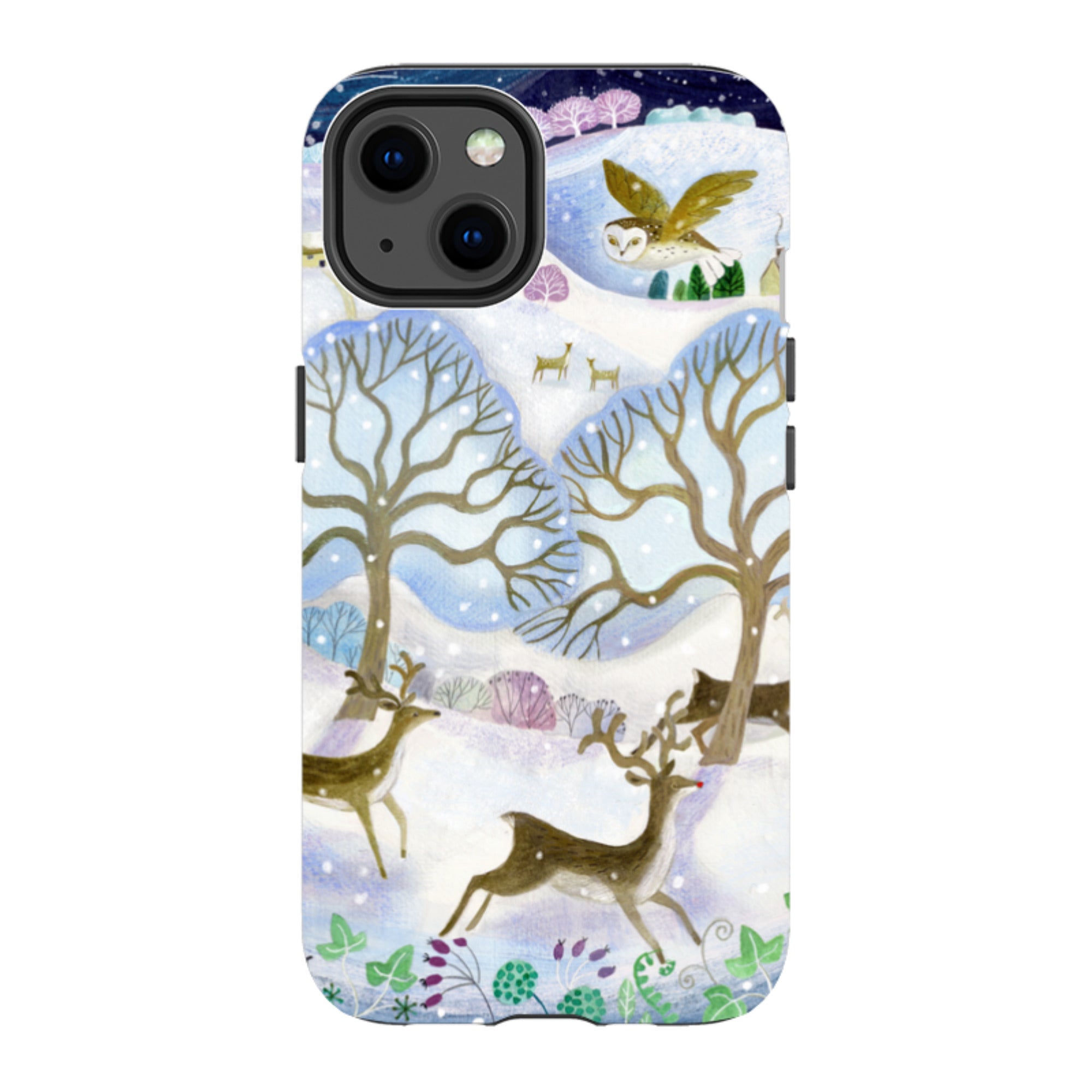 iPhone MagSafe Tough Case -  Winter Deer By Bex Parkin
