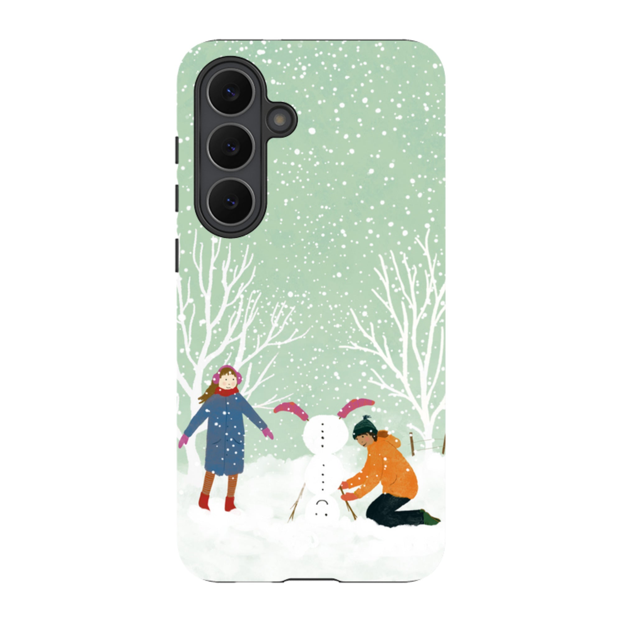 Samsung Tough Case - Snowball Building By Katherine Quinn