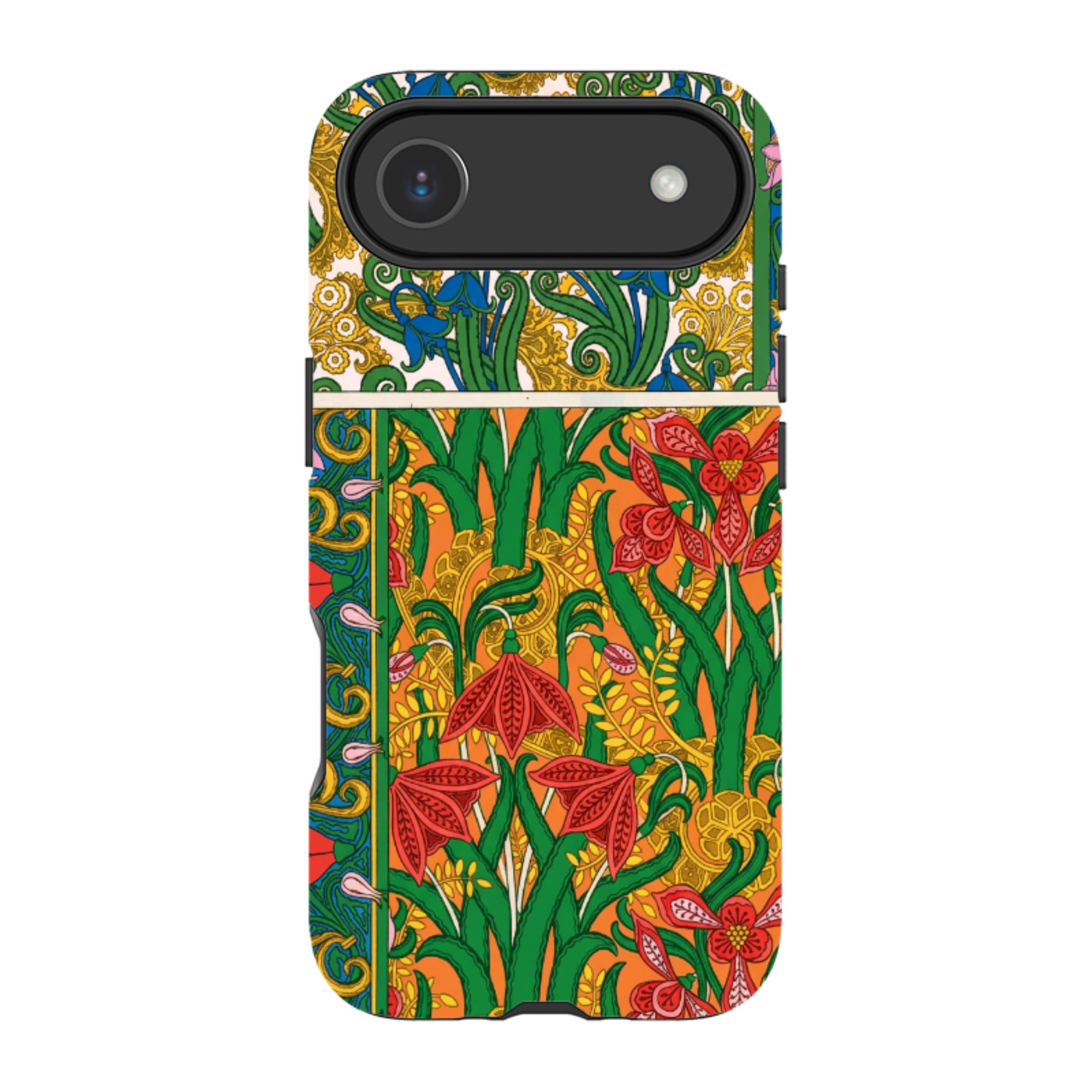 iPhone MagSafe Tough Case - Vintage Art Nouveau Lily