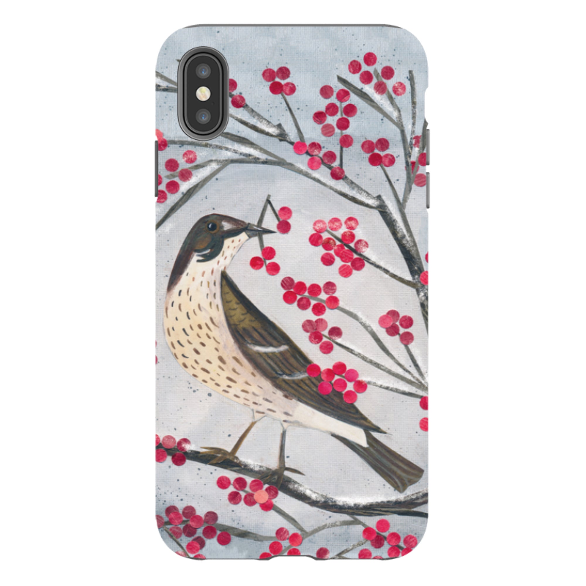 iPhone Tough Case - Mistle Thrush By Tracey English
