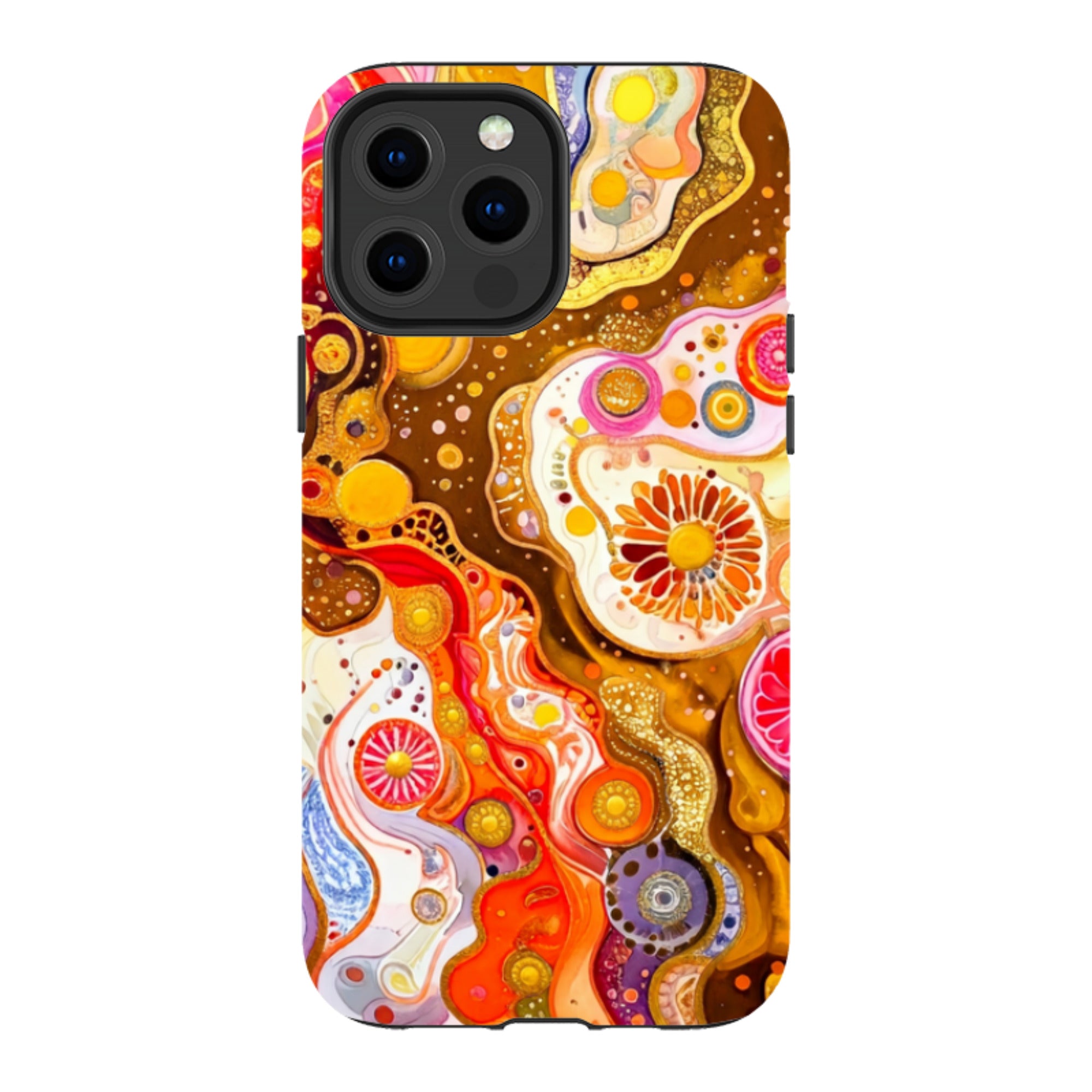 iPhone MagSafe Tough Case - Fire Marble