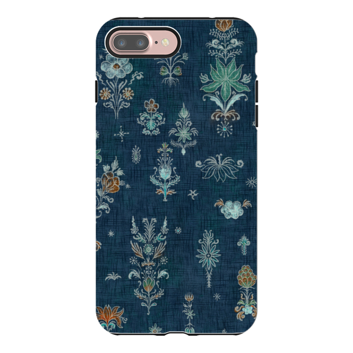 iPhone Tough Case - Jewel Spirit - Navy Rust By Katherine Quinn