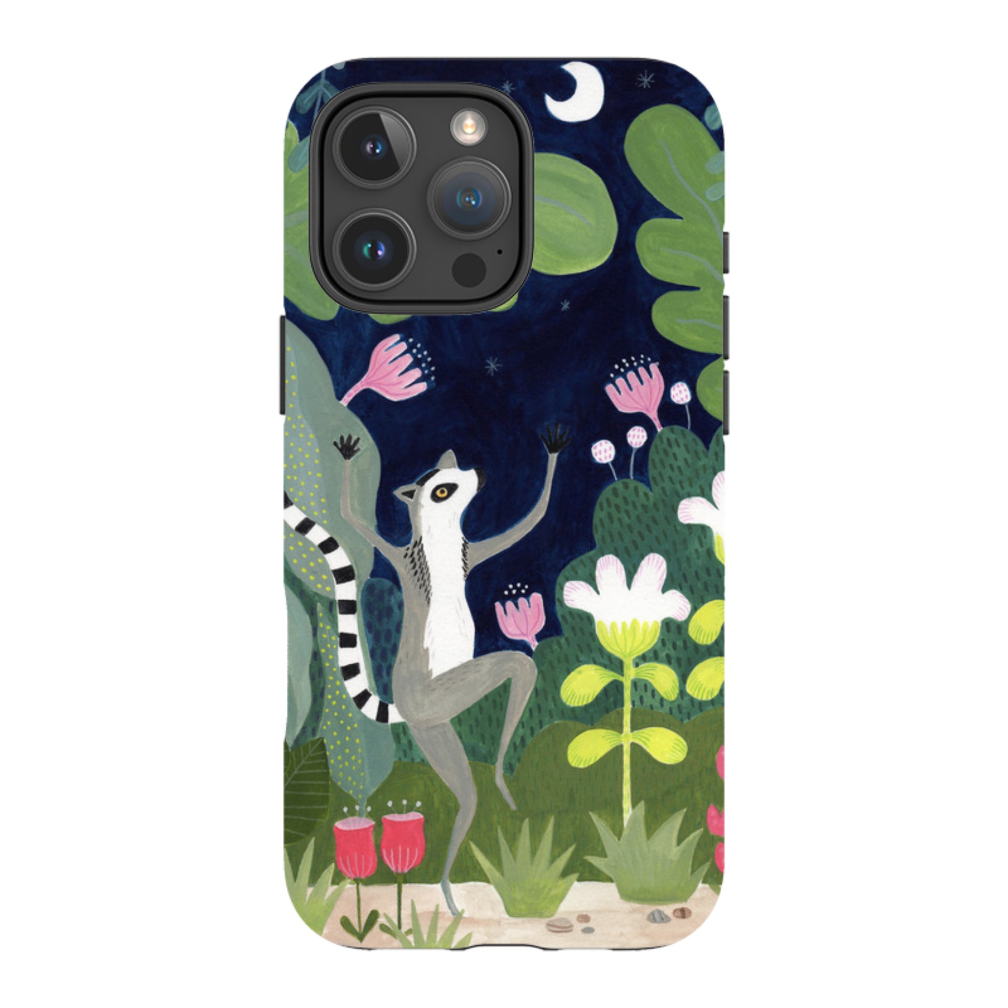 iPhone MagSafe Tough Case - Dancing Lemur By Bex Parkin