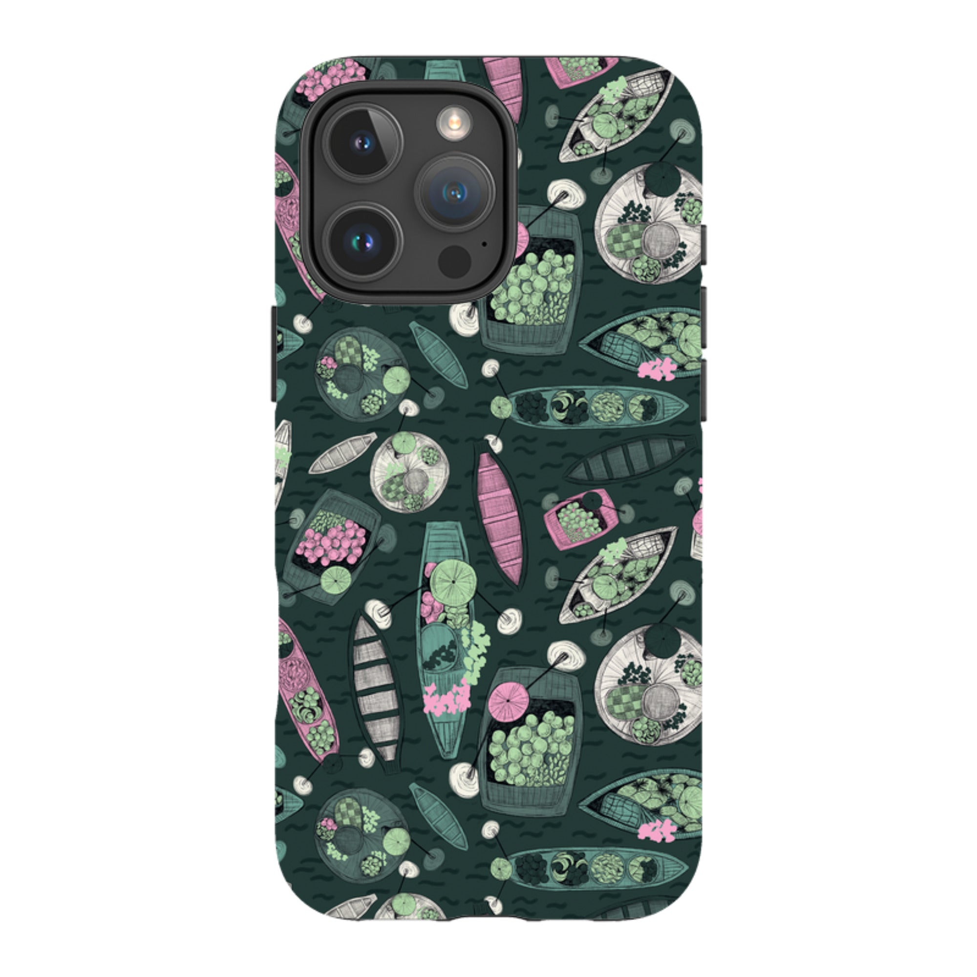 iPhone Tough Case - Floating Markets A By Jade Mosinski