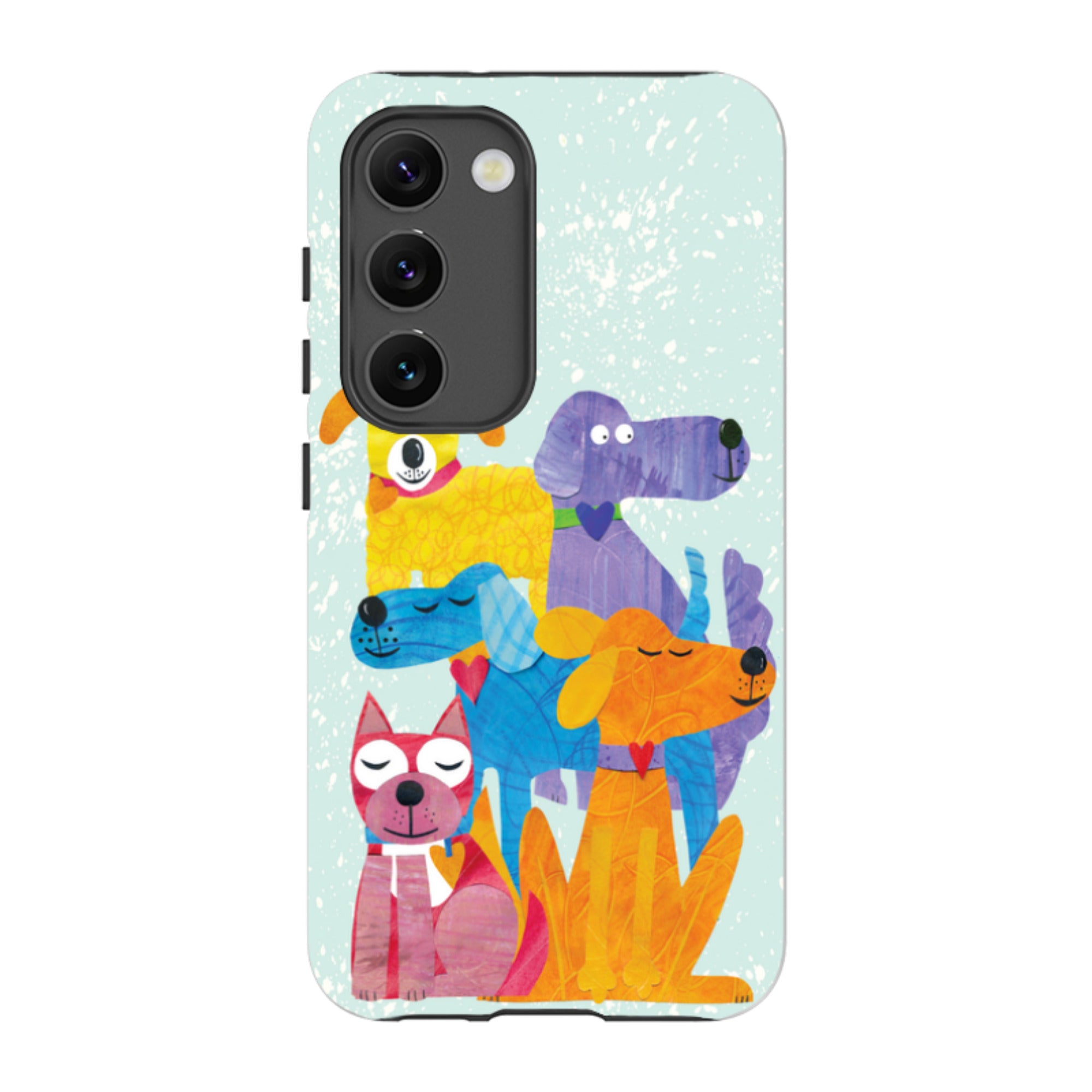 Samsung Tough Case - Patch Work Pups By Tracey English
