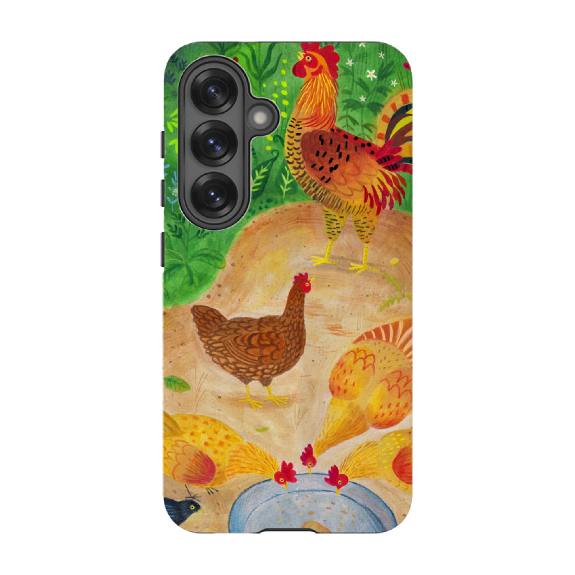 Samsung Tough Case - Chickens By Bex Parkin